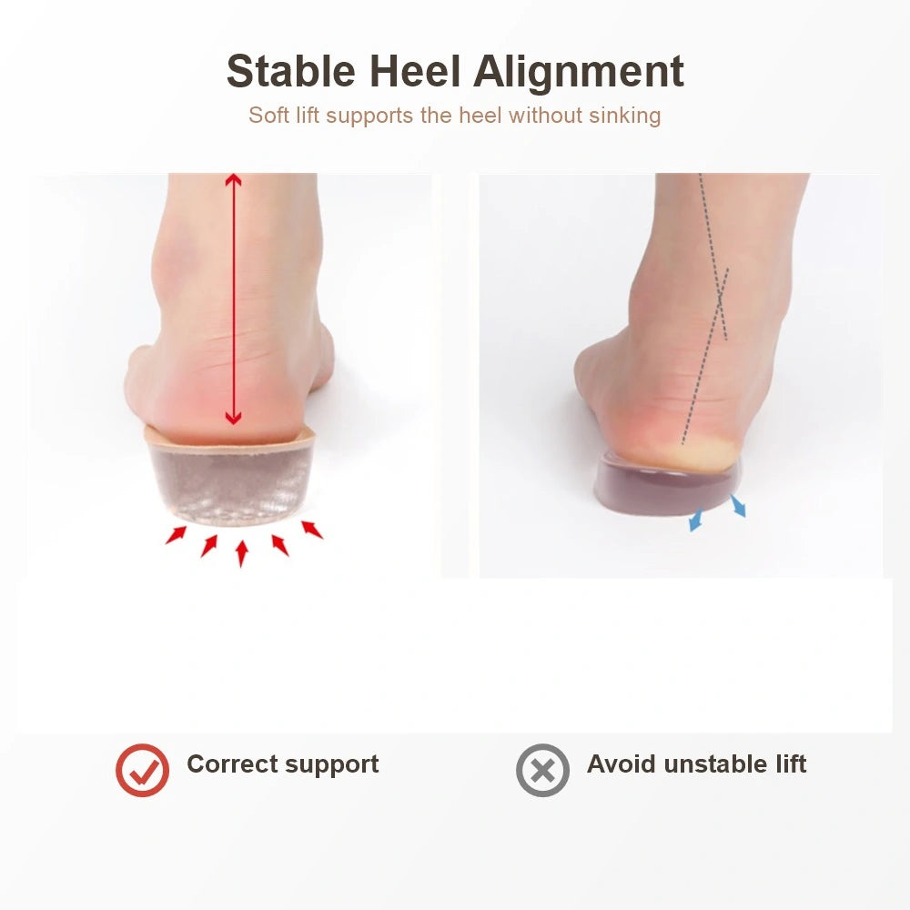 Shoezea Invisible Clear Gel Height Increase Insoles