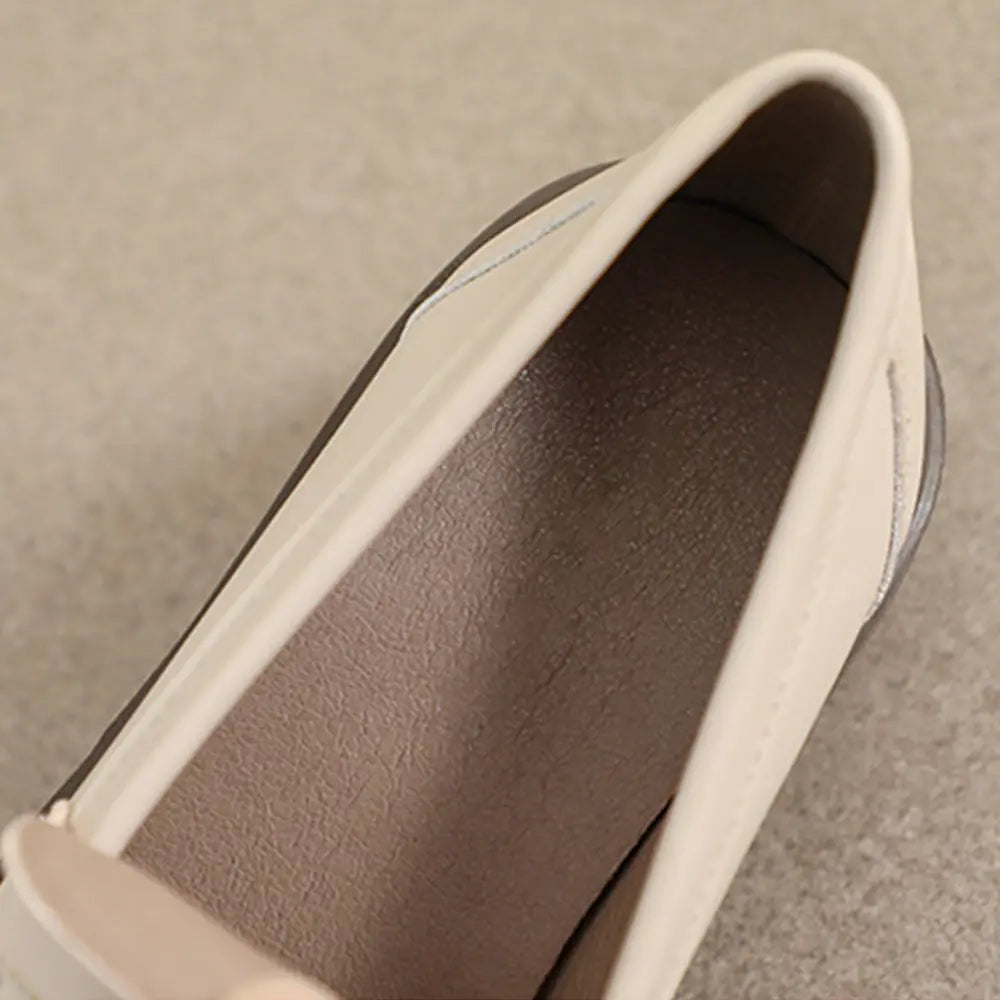 Shoezea Vintage Inspired Loafers – Soft Sole Block Heel Shoes for Women