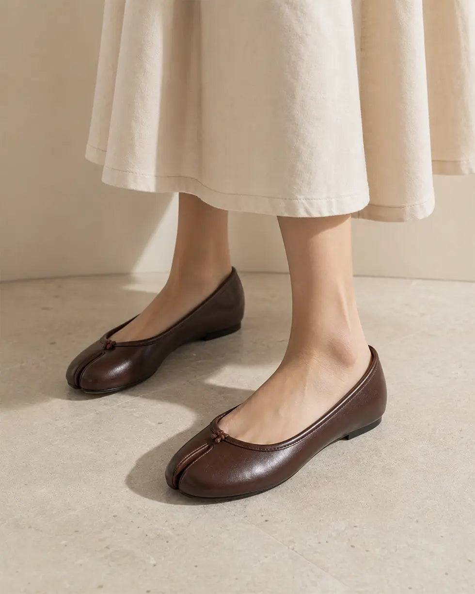 Shoezea Women’s Split-Toe Tabi Ballet Flats for Everyday Comfort