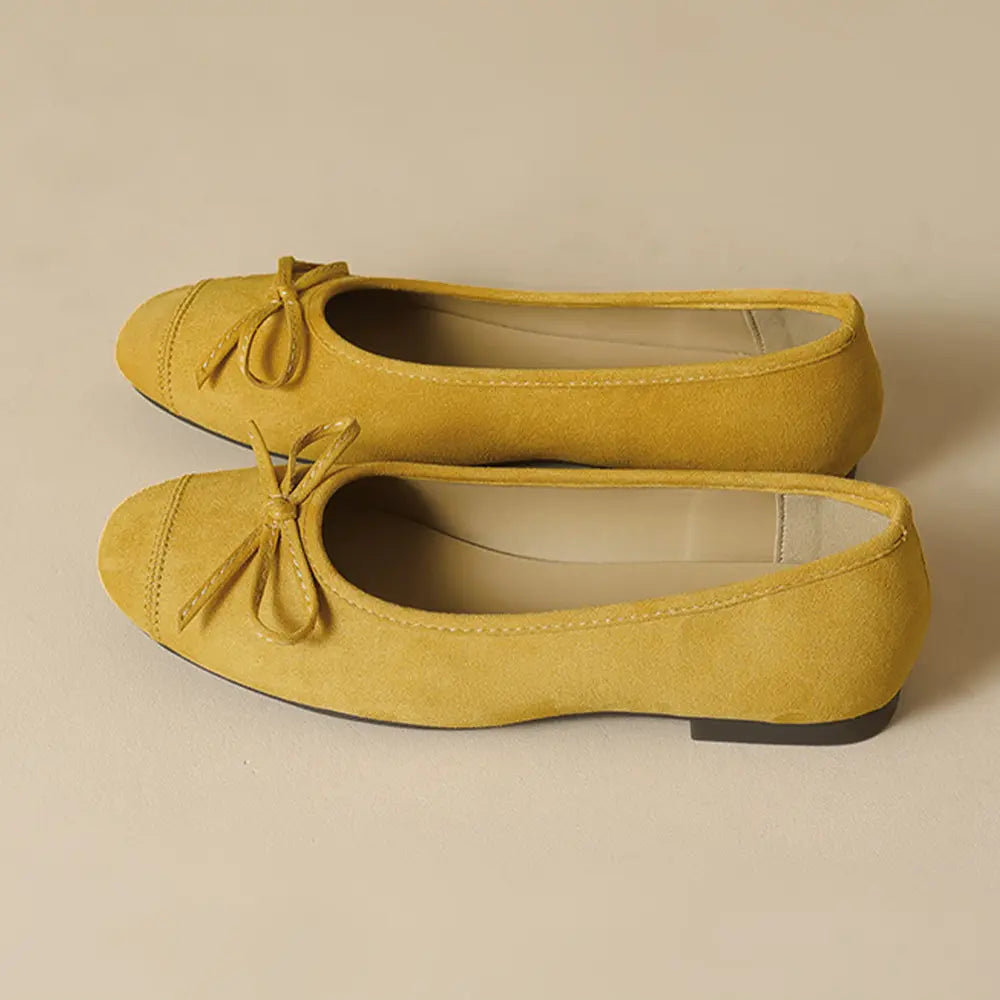 Shoezea French Style Bow Flats – Ultra Soft Slip-On Ballet Shoes