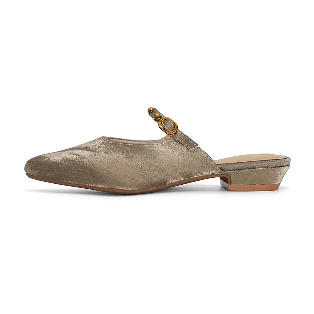 Shoezea Women’s Summer Mule Heels – Elegant Square Toe Satin Slides