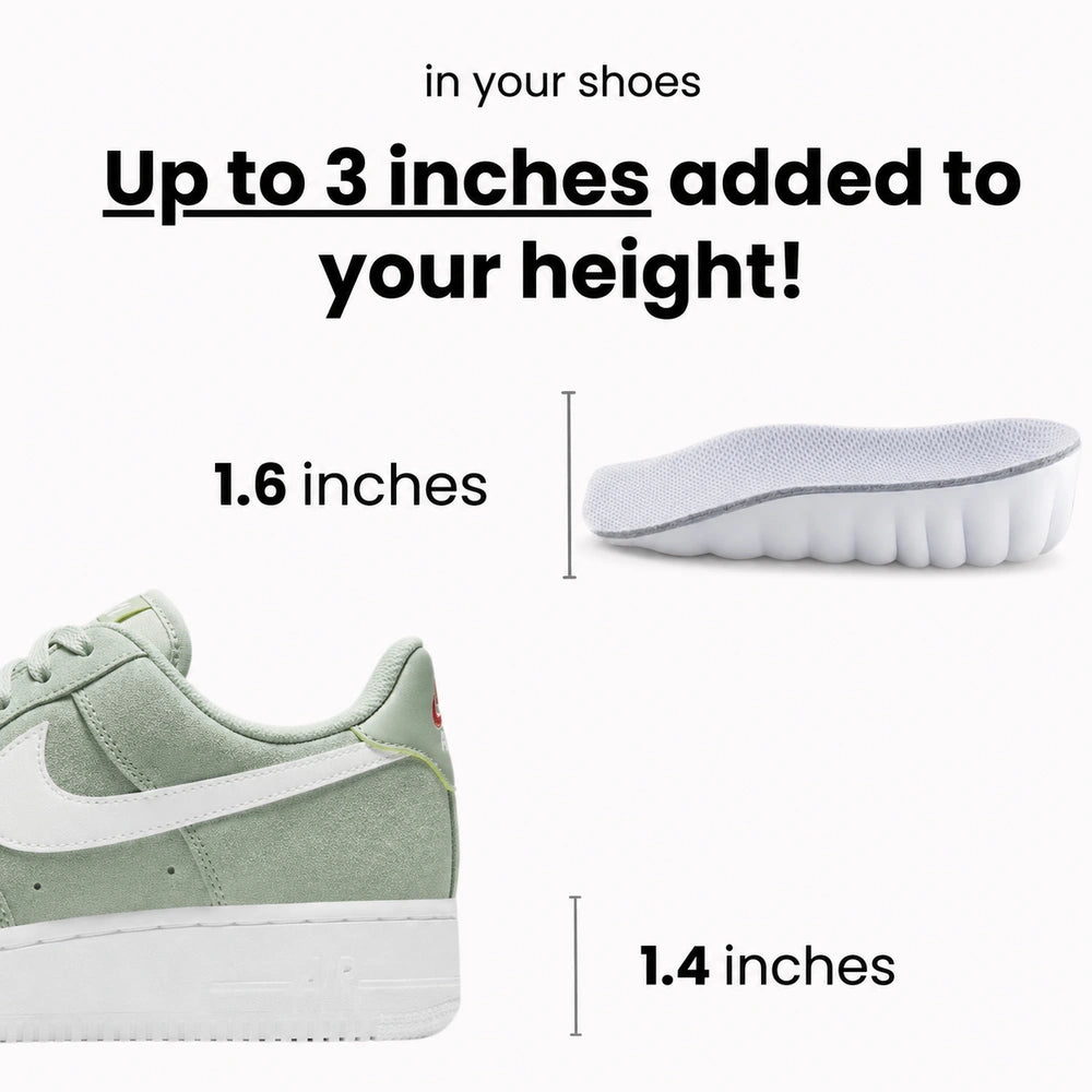 Shoezea Invisible Height Increase Insoles for Men & Women