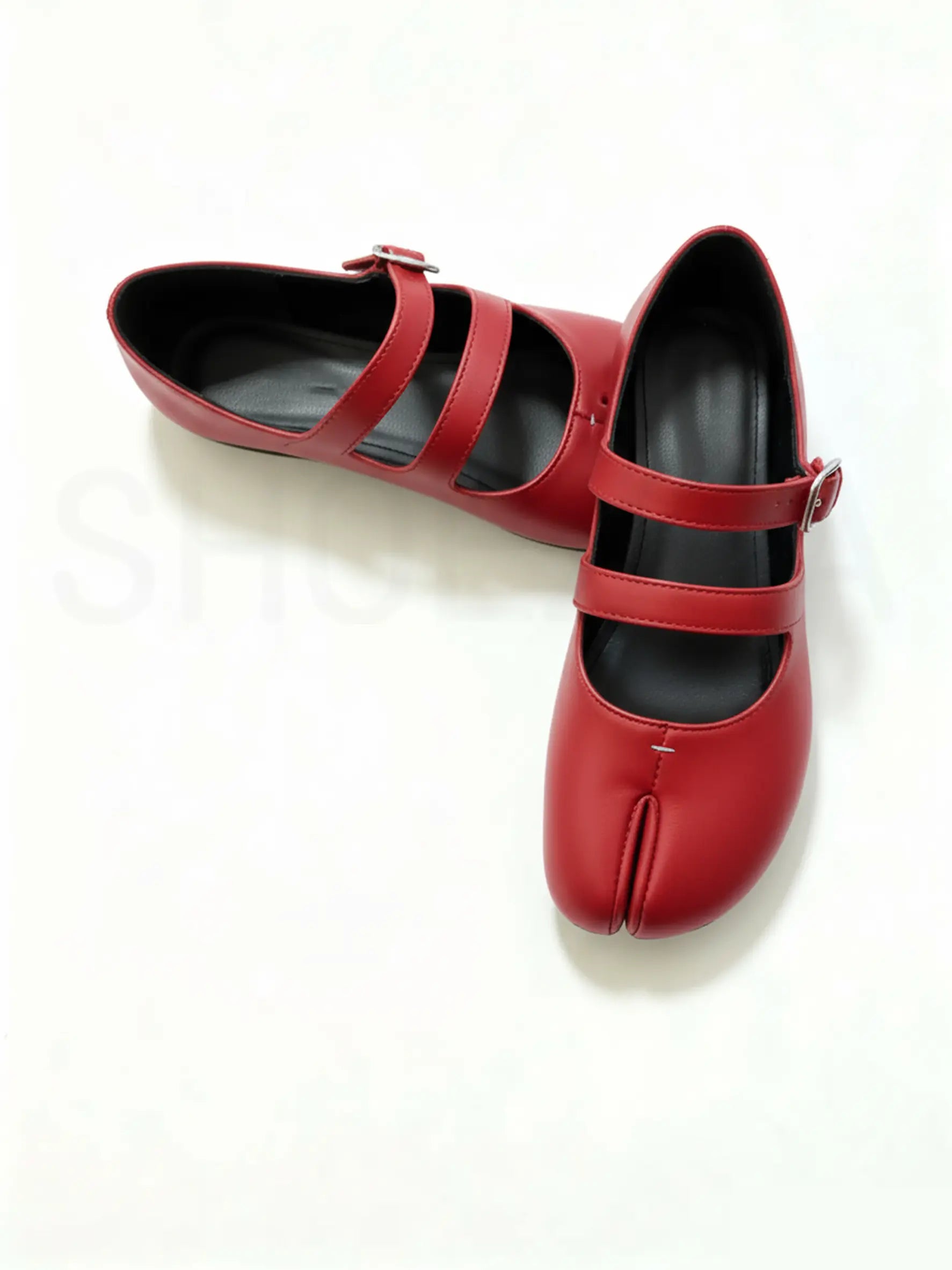 Shoezea Women’s Split-Toe Tabi Ballet Flats with Double Adjustable Straps