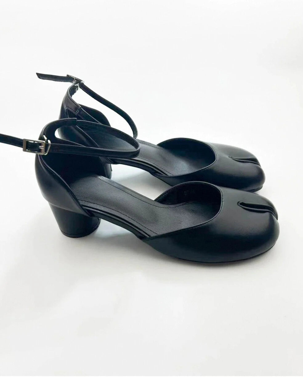 Tabi Ankle Strap Sandal Pumps