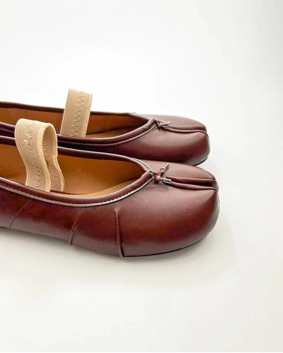 Thick Band Tabi Flats