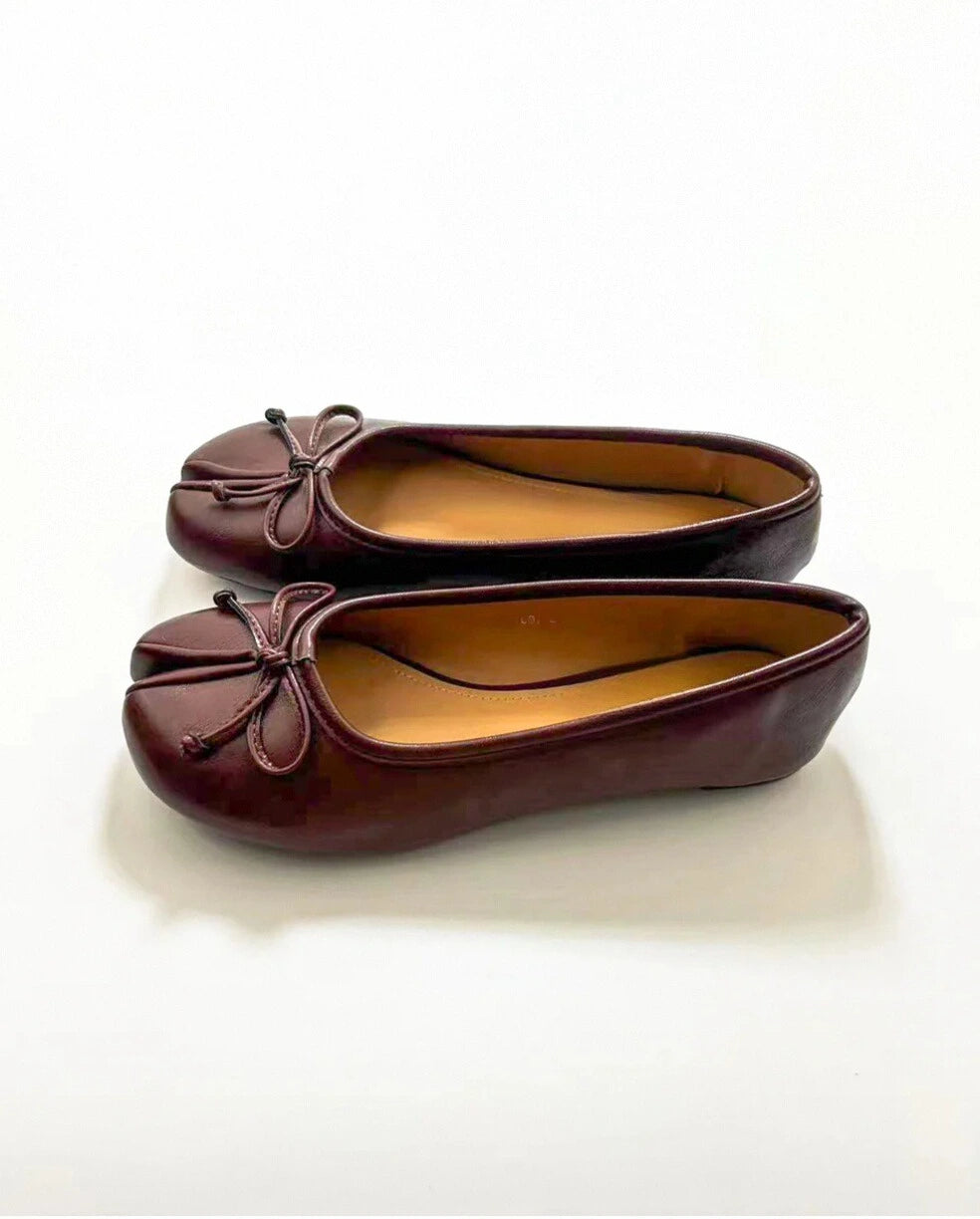 Bow Tie Tabi Flats