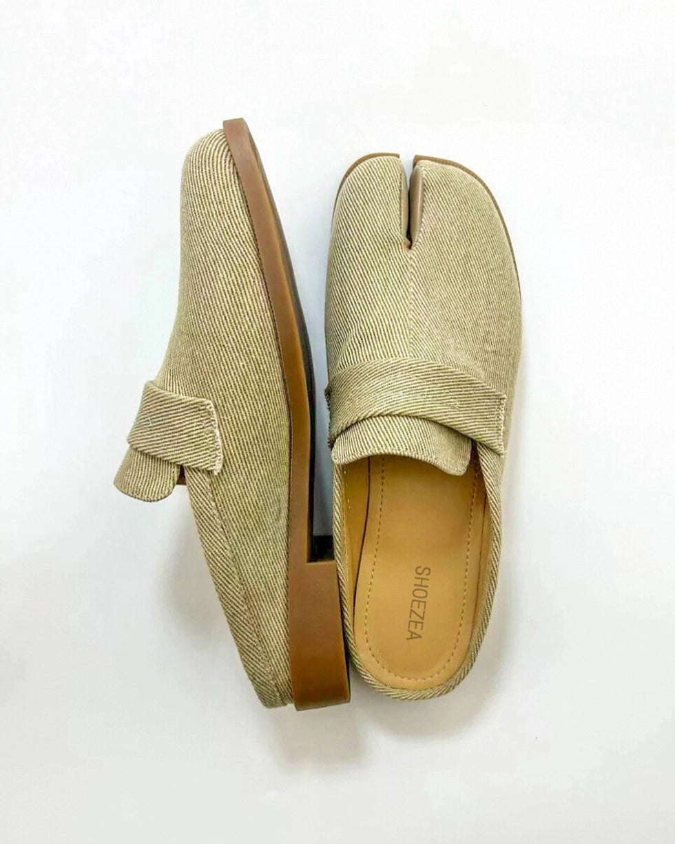 Denim Tabi Sandals