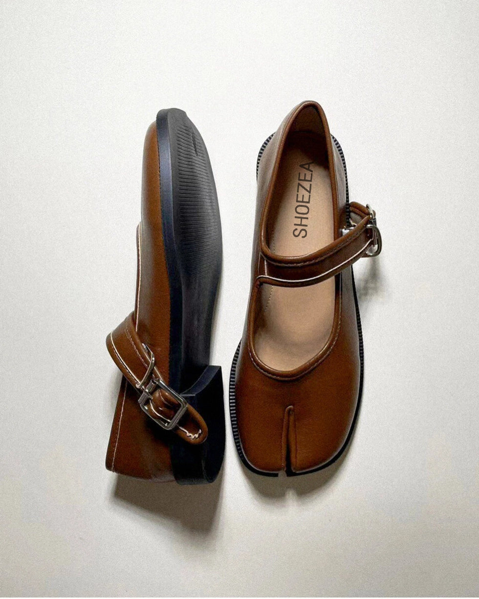 Adjustable Strap Tabi Mary Janes