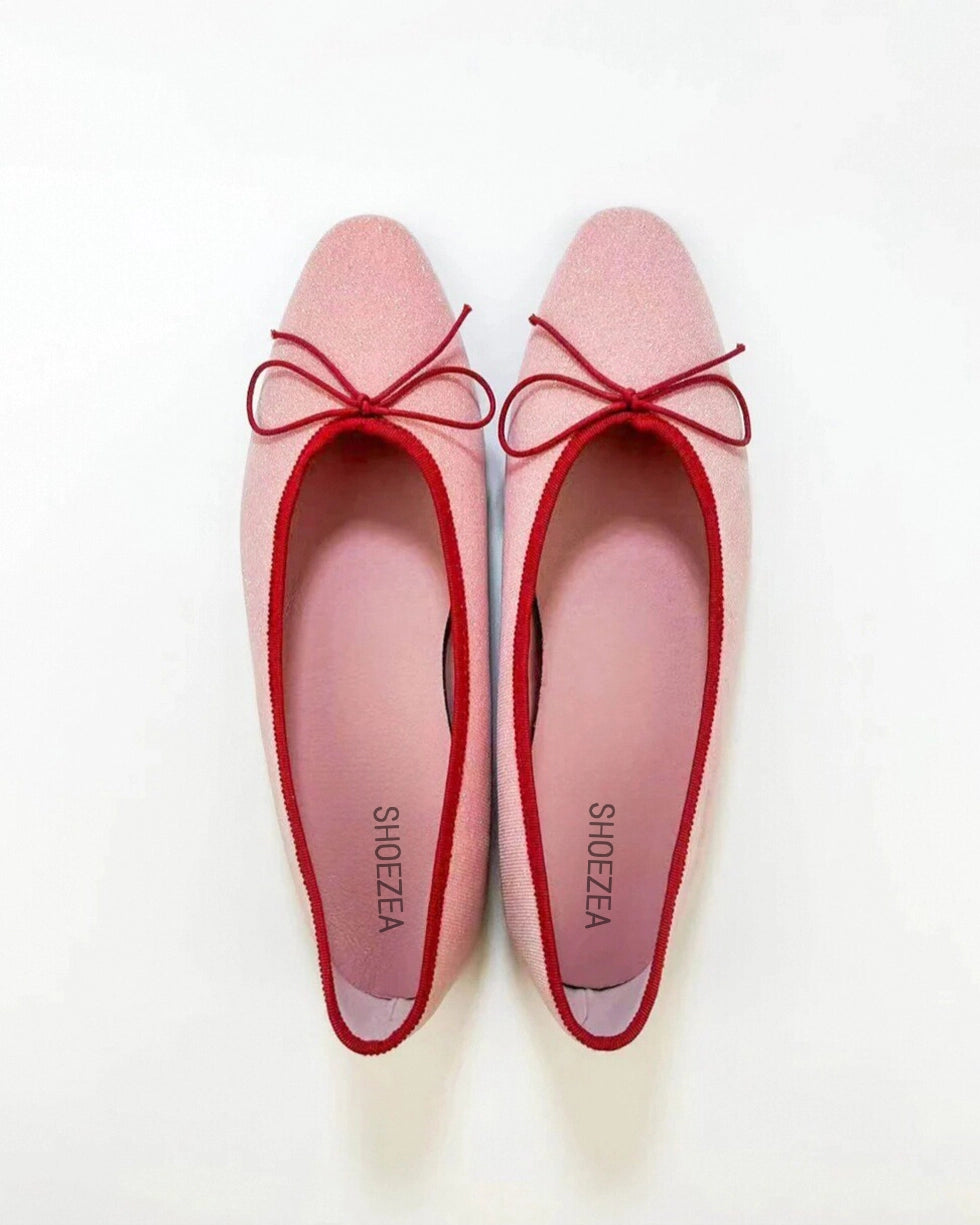 Bow Tie Ballet Flats