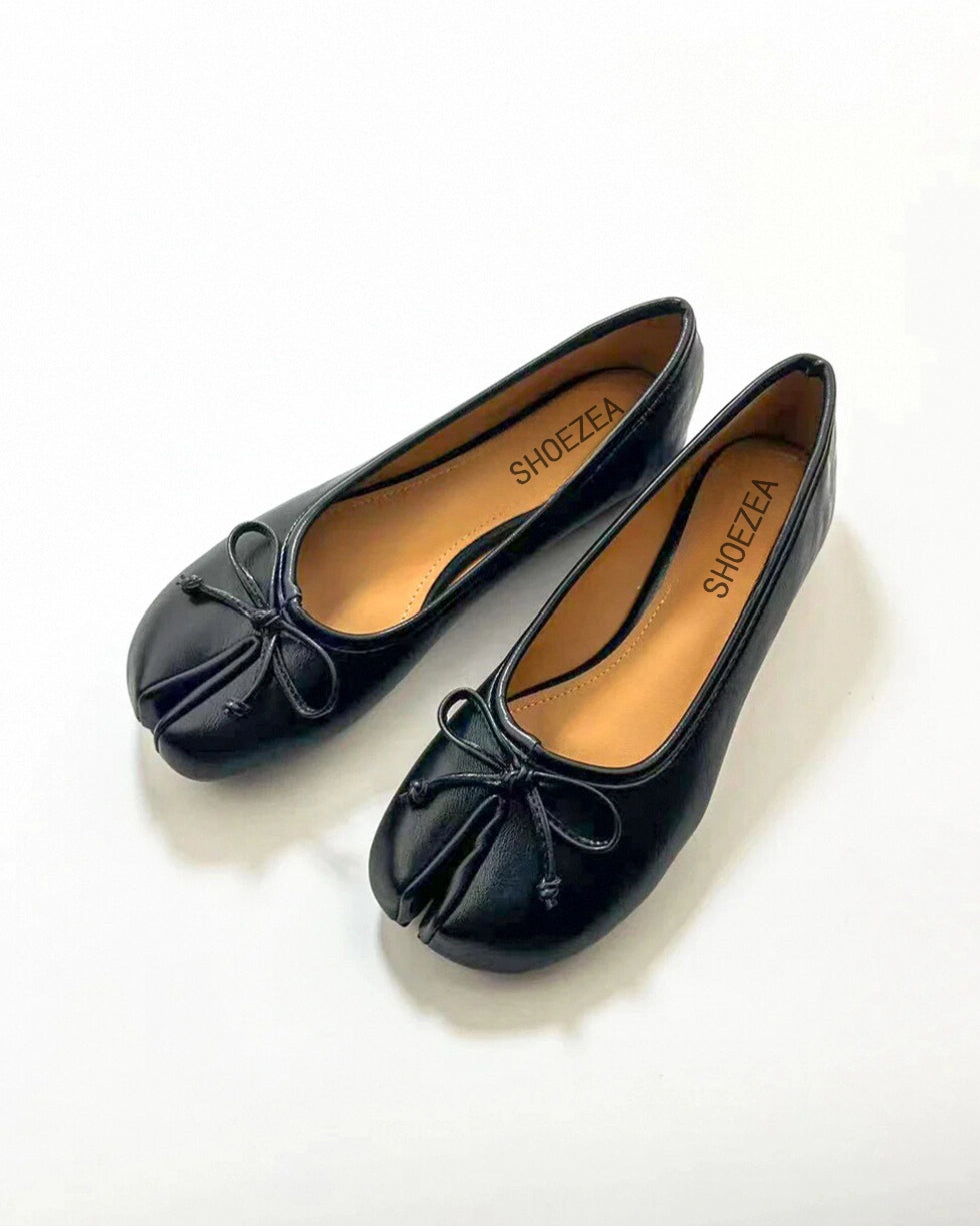 Bow Tie Tabi Flats