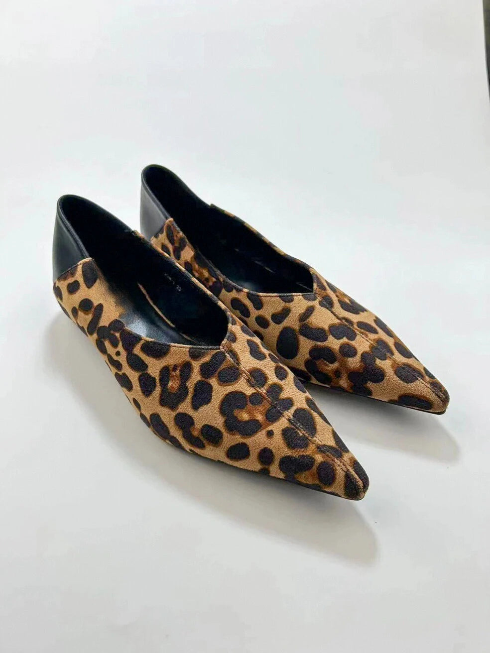 Point Toe Slip On Flats