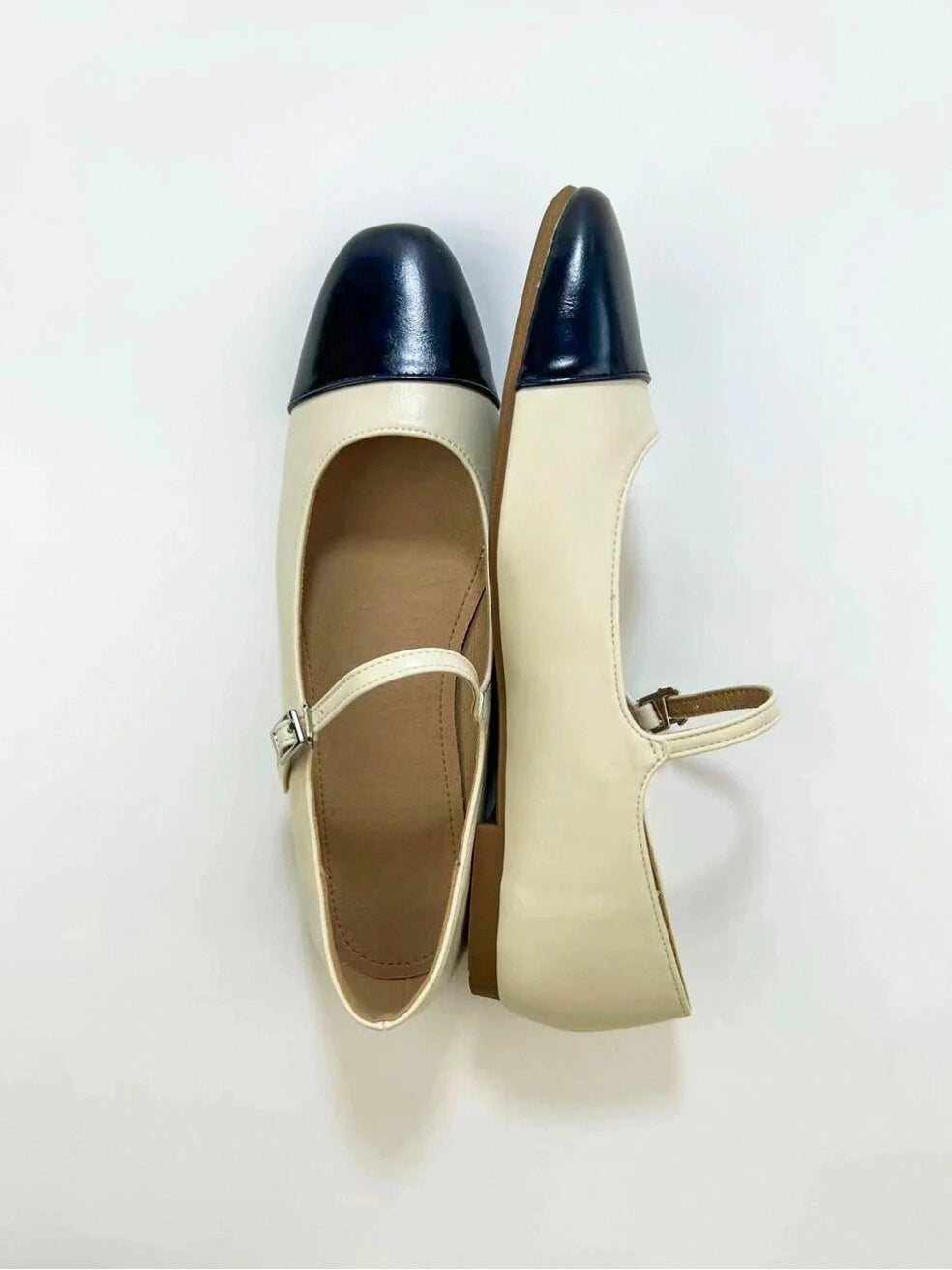 Color Block Mary Janes