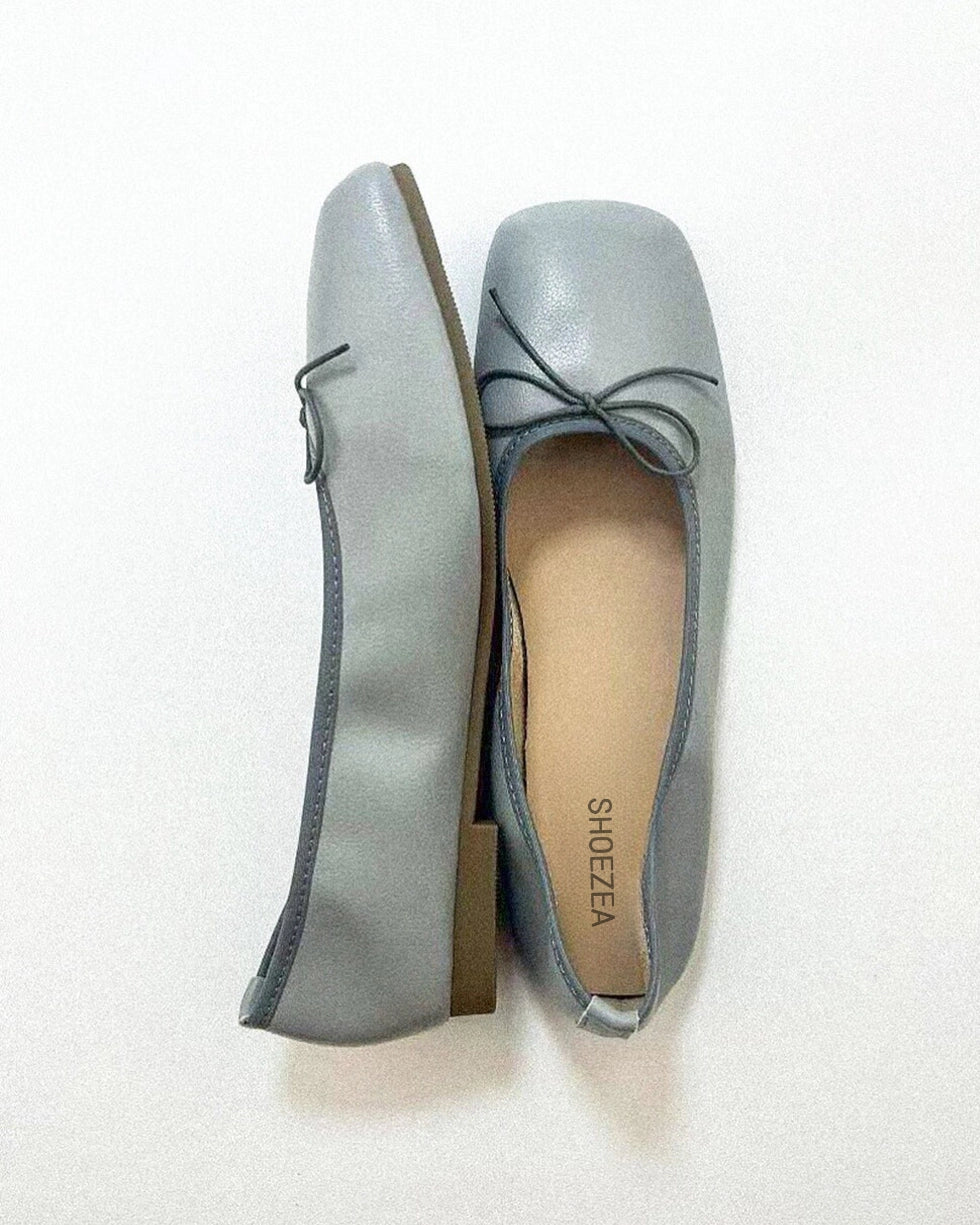 Square Toe Ballet Flats