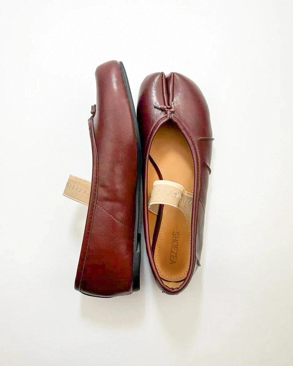 Thick Band Tabi Flats