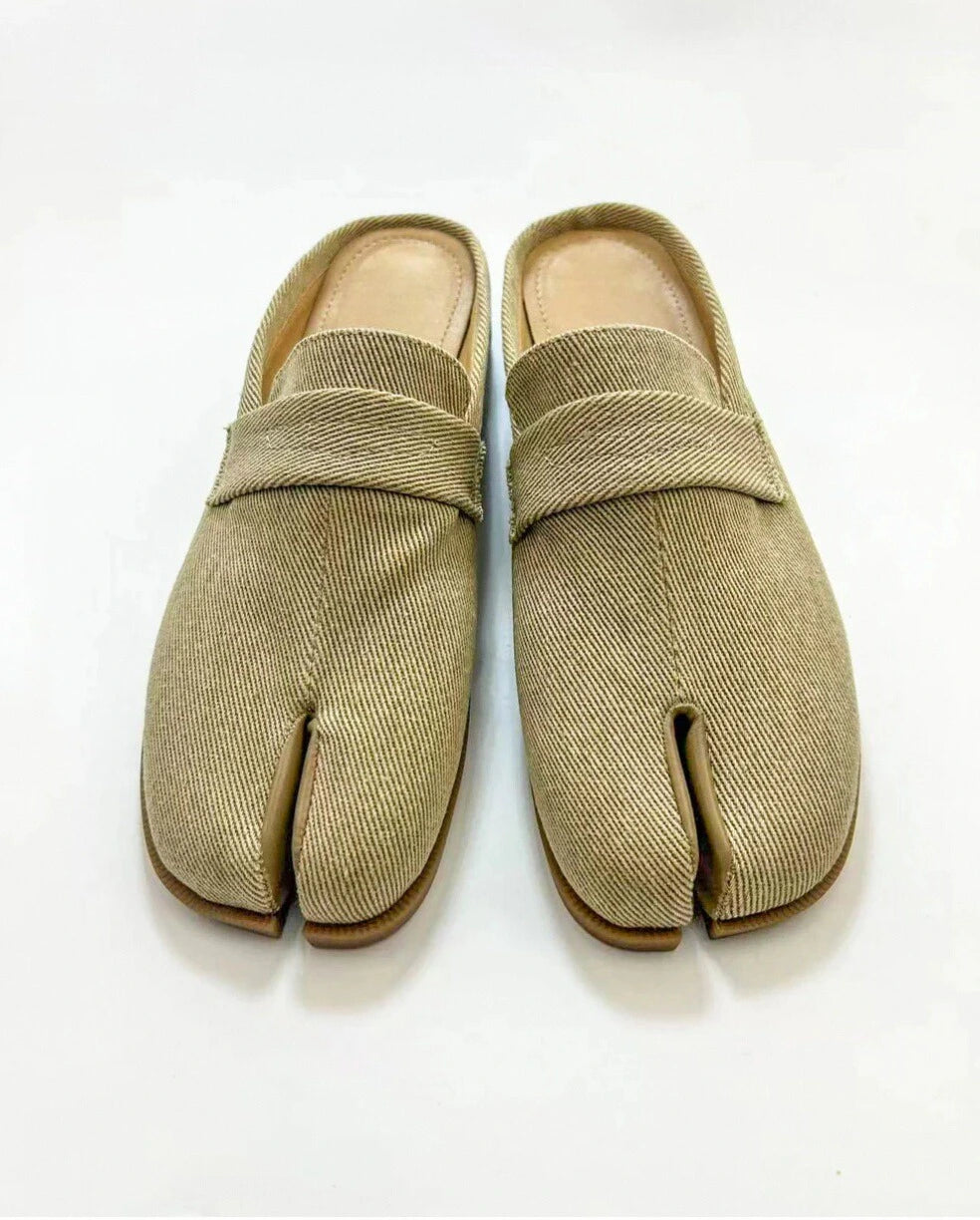Denim Tabi Sandals