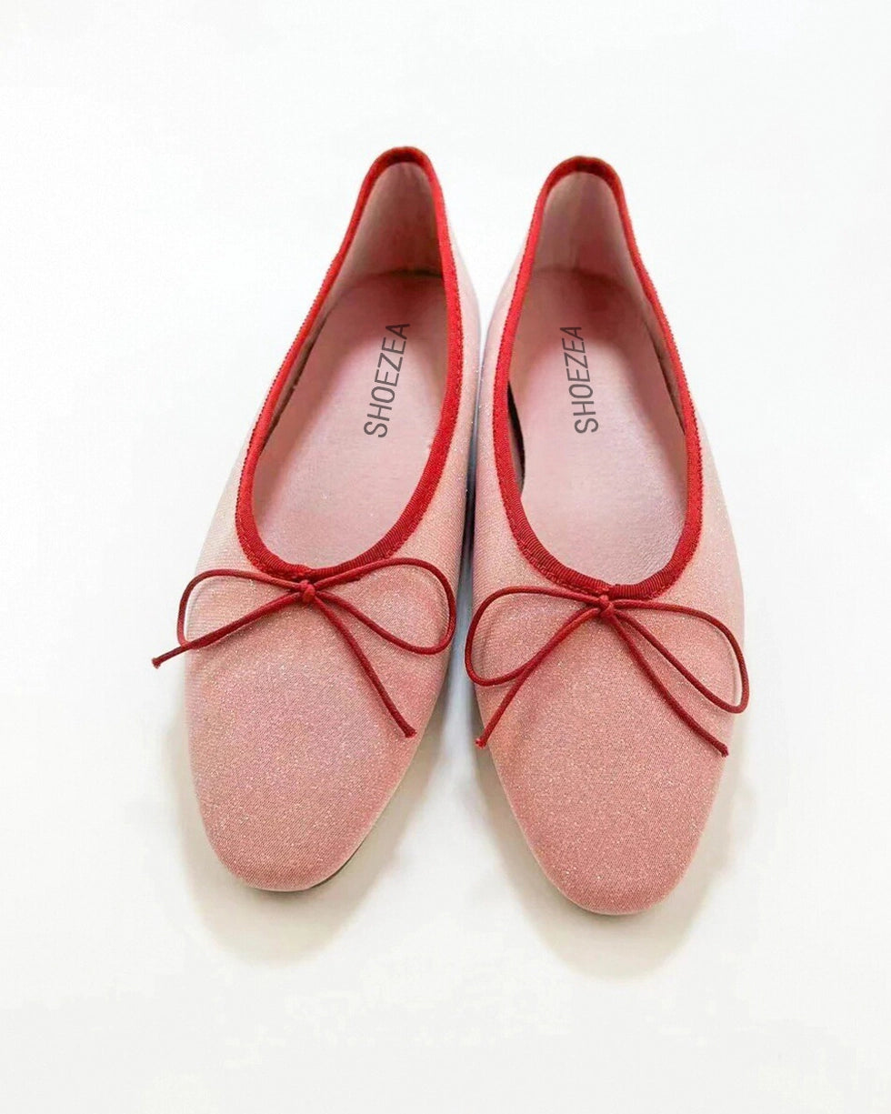 Bow Tie Ballet Flats