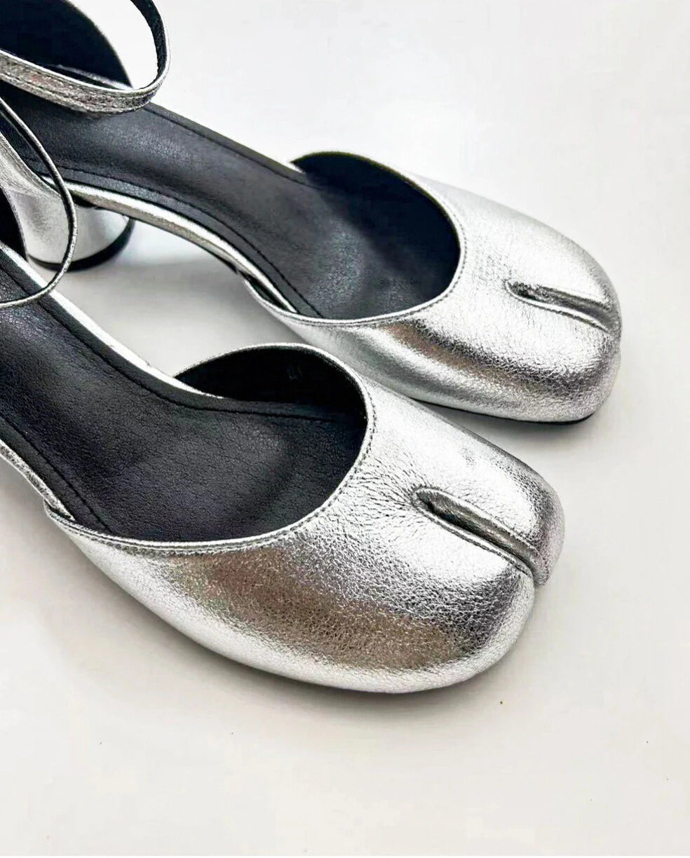 Tabi Ankle Strap Sandal Pumps