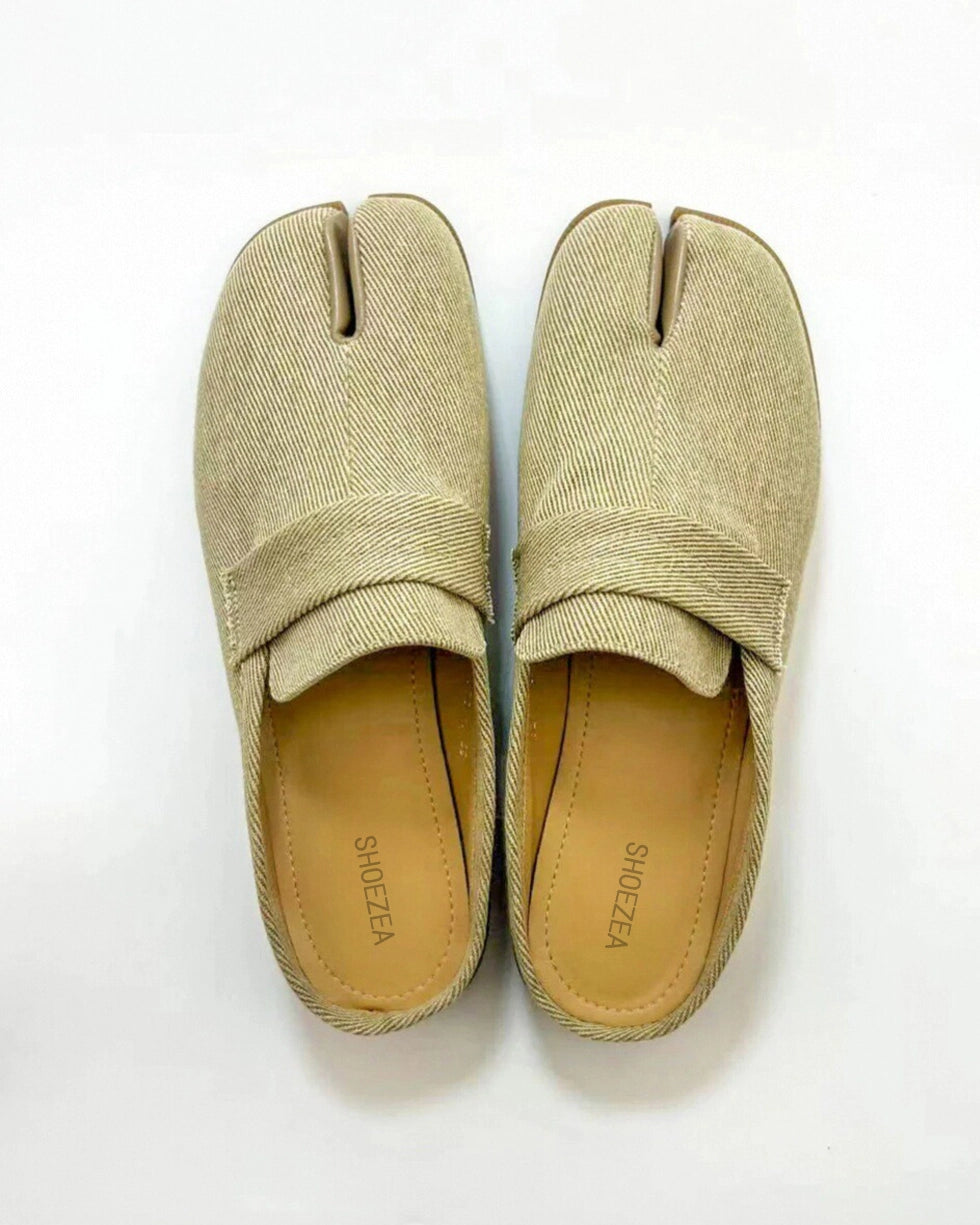 Denim Tabi Sandals