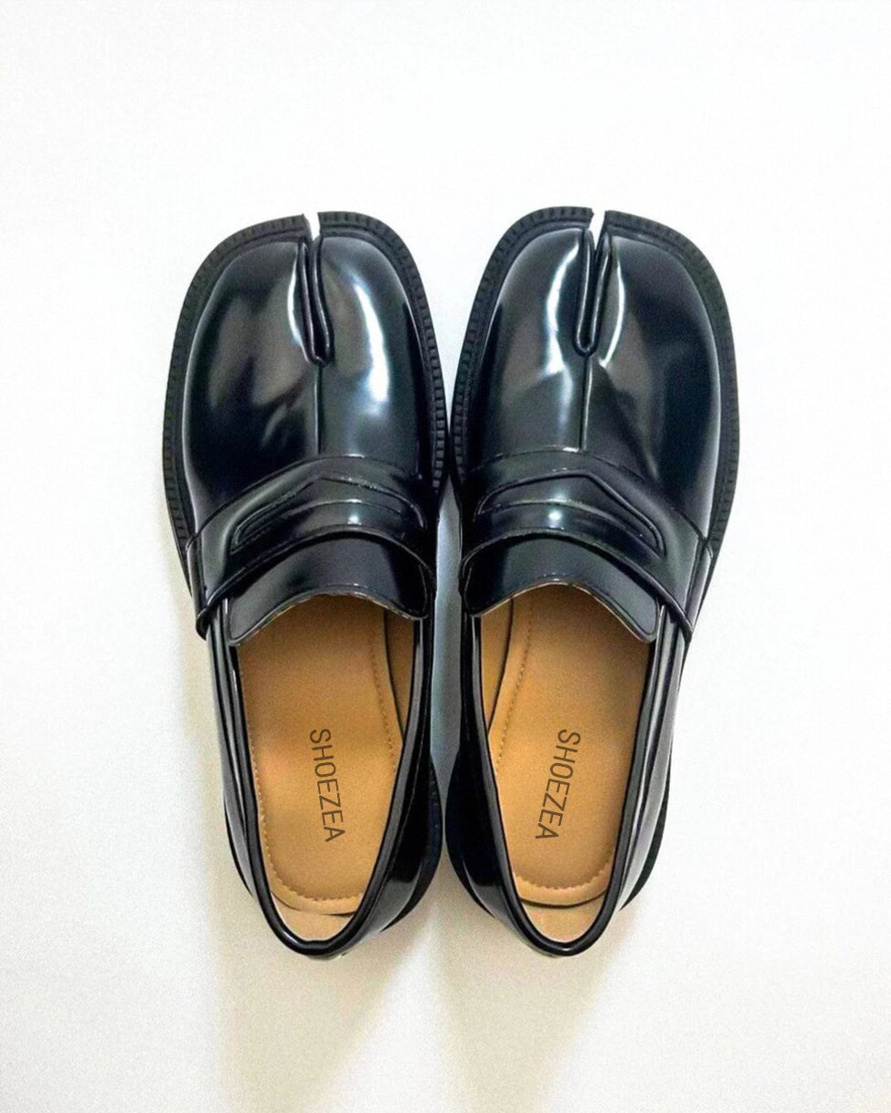 Thick Heel Tabi Loafers