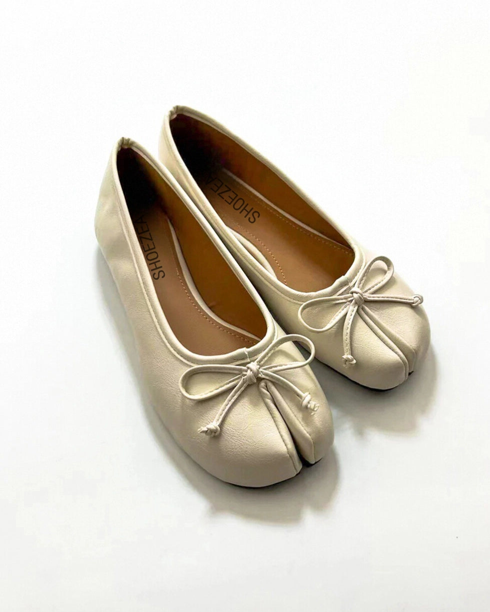 Bow Tie Tabi Flats