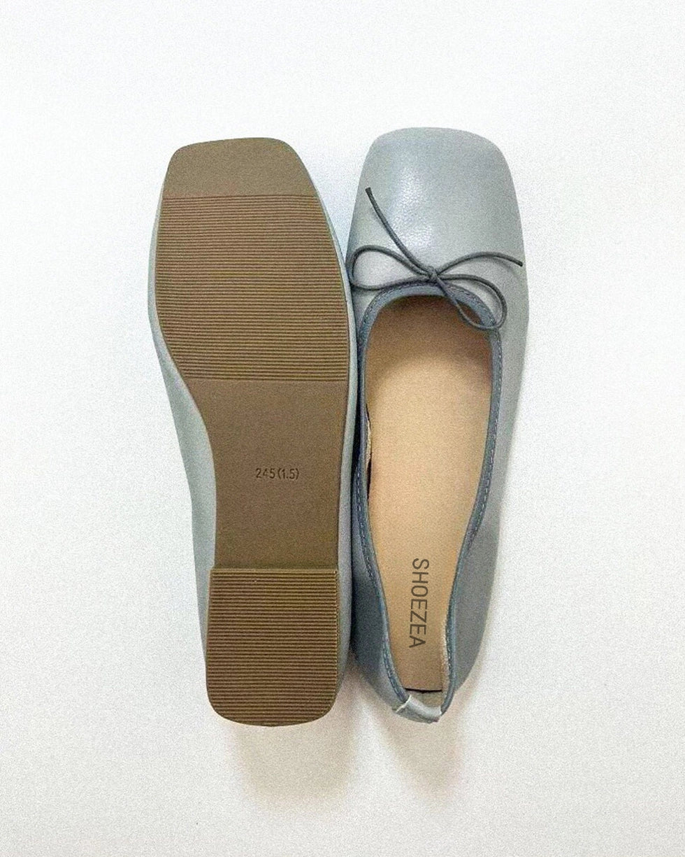 Square Toe Ballet Flats