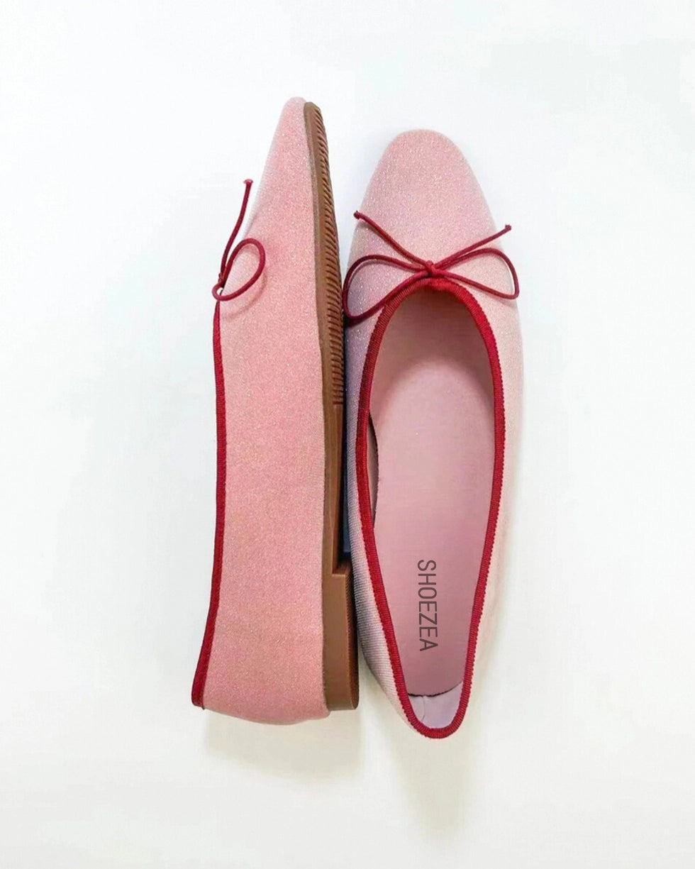 Bow Tie Ballet Flats