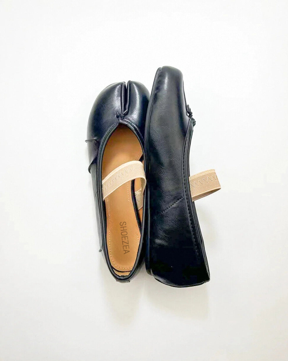 Thick Band Tabi Flats