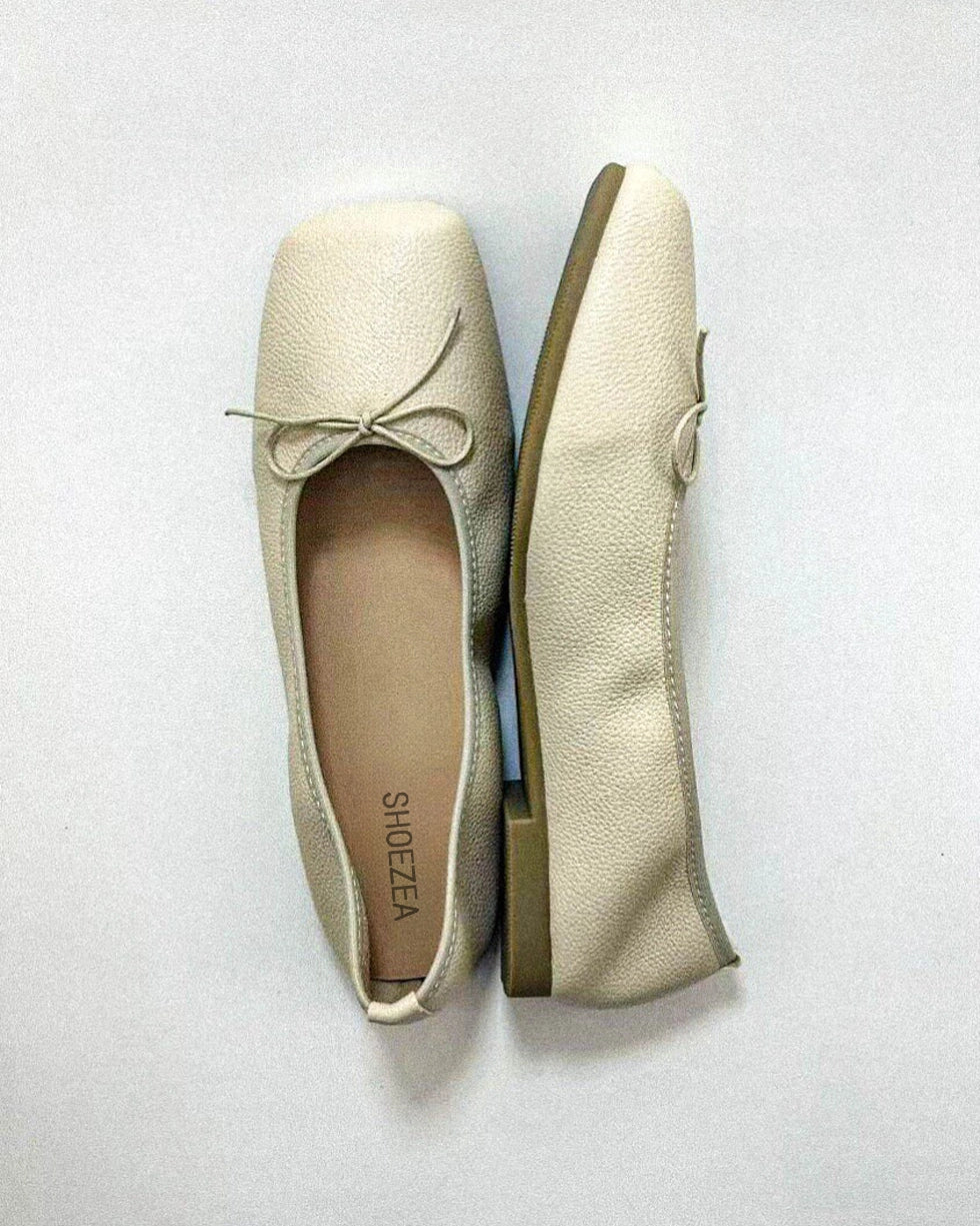 Square Toe Ballet Flats