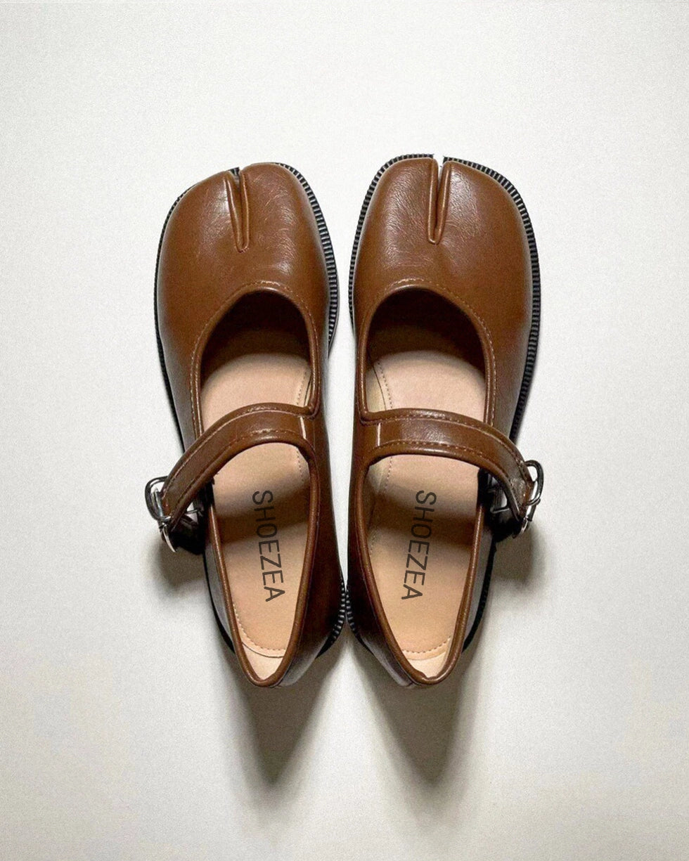 Adjustable Strap Tabi Mary Janes