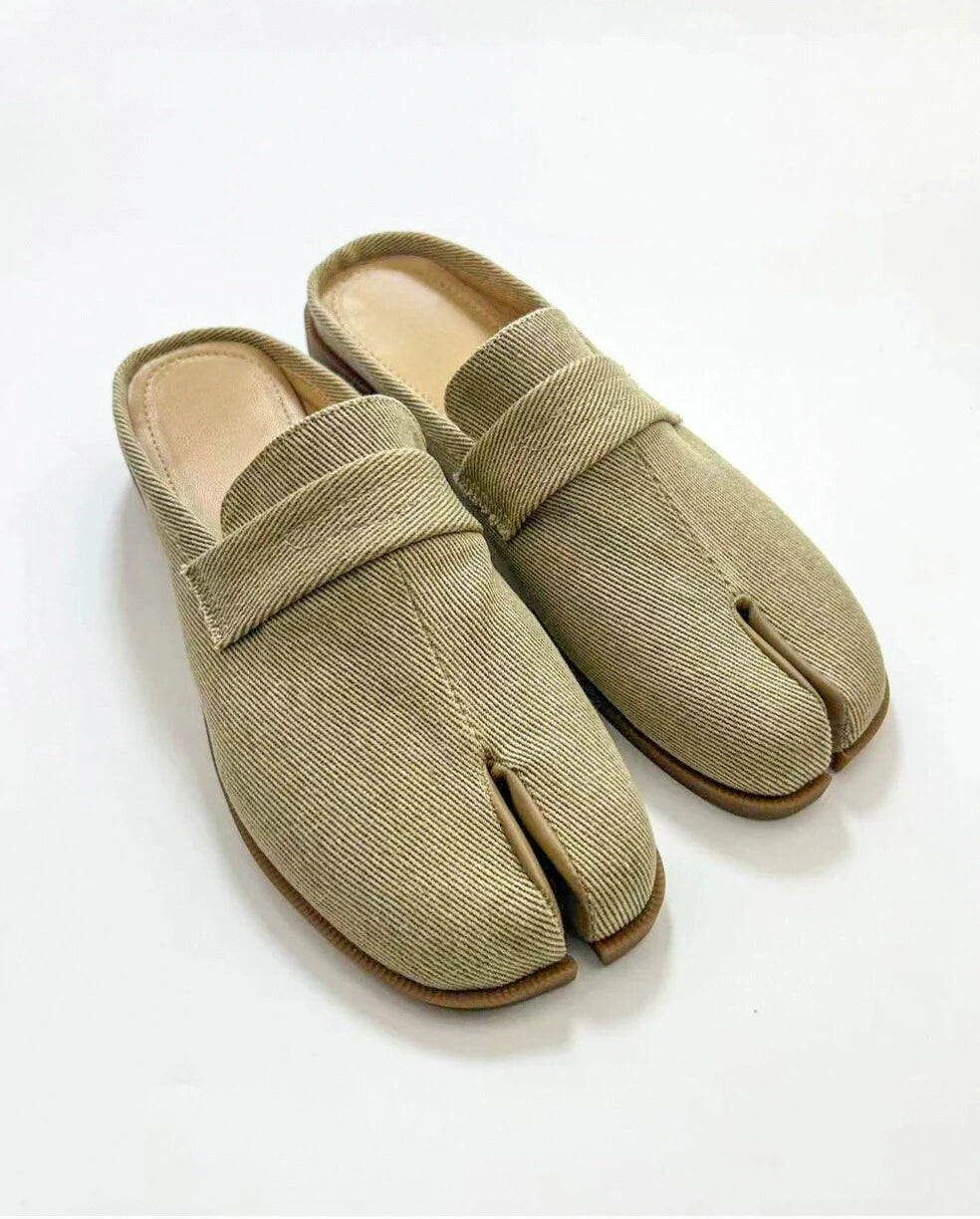 Denim Tabi Sandals