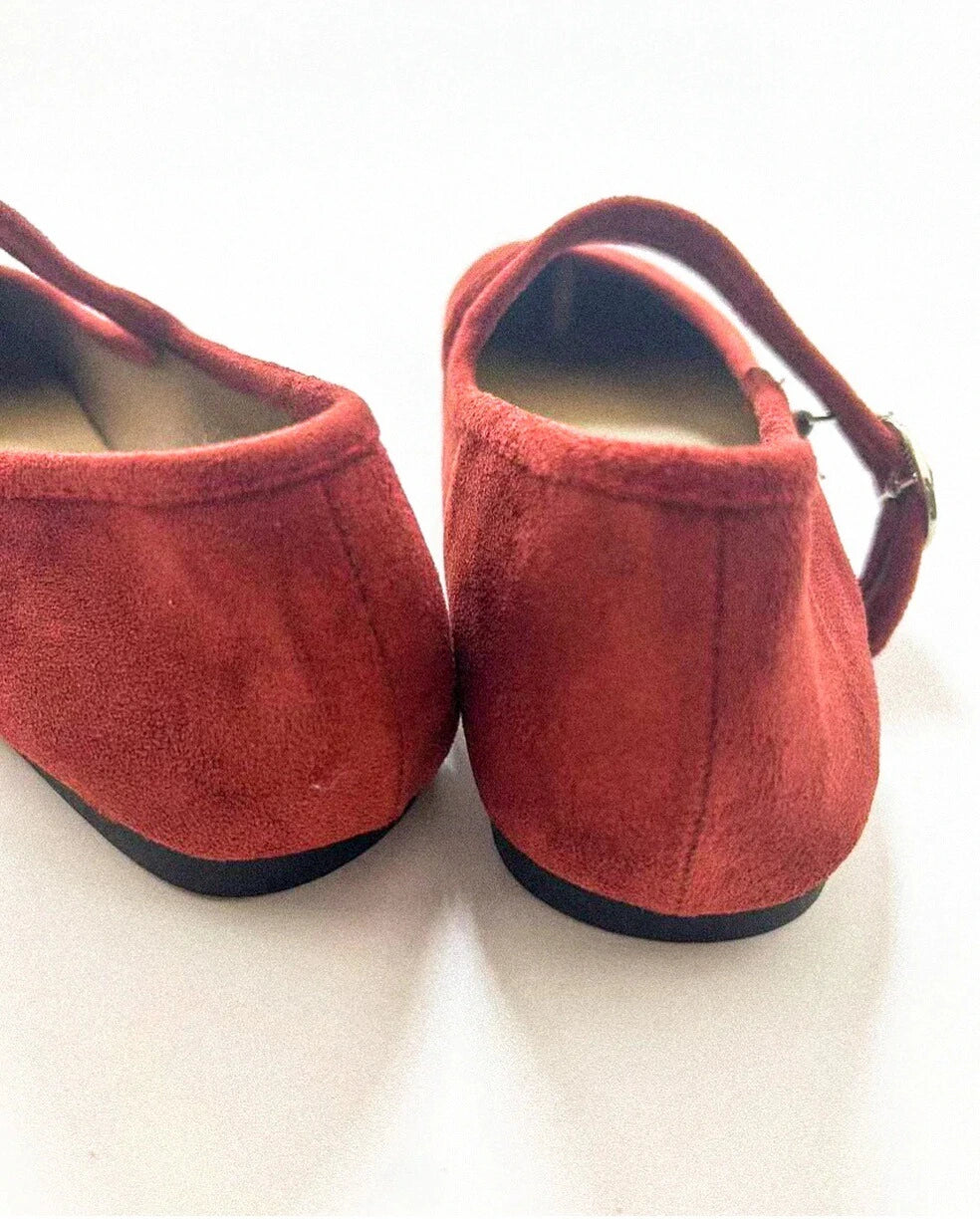 Suede Tabi Ballet Flats
