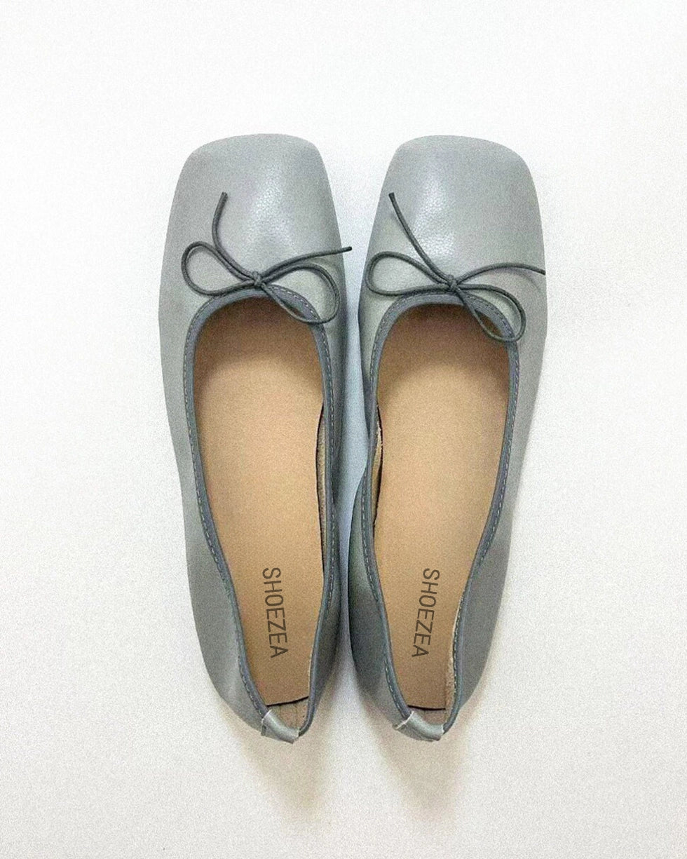 Square Toe Ballet Flats
