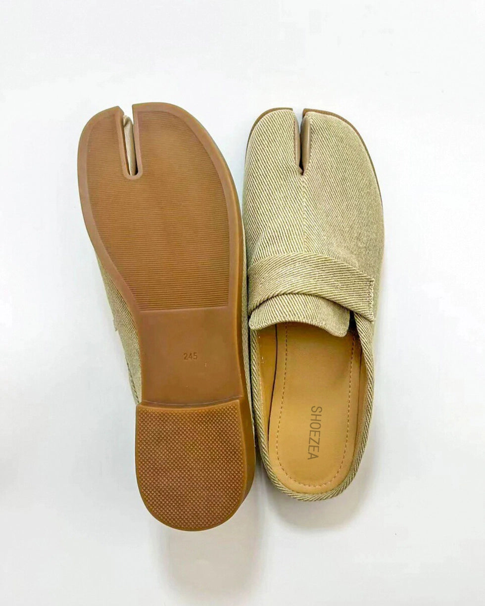 Denim Tabi Sandals
