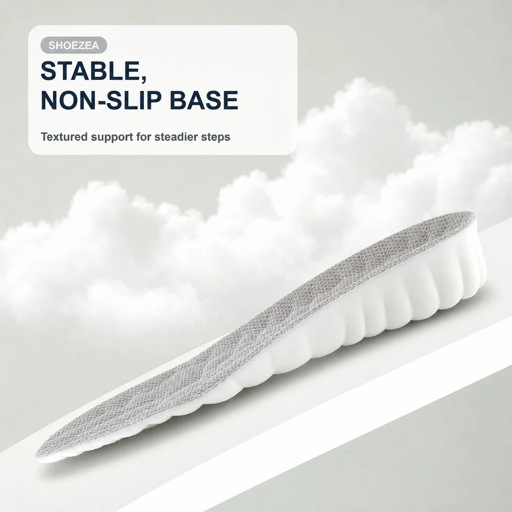 Shoezea Invisible Height Boost Insoles for Everyday Comfort
