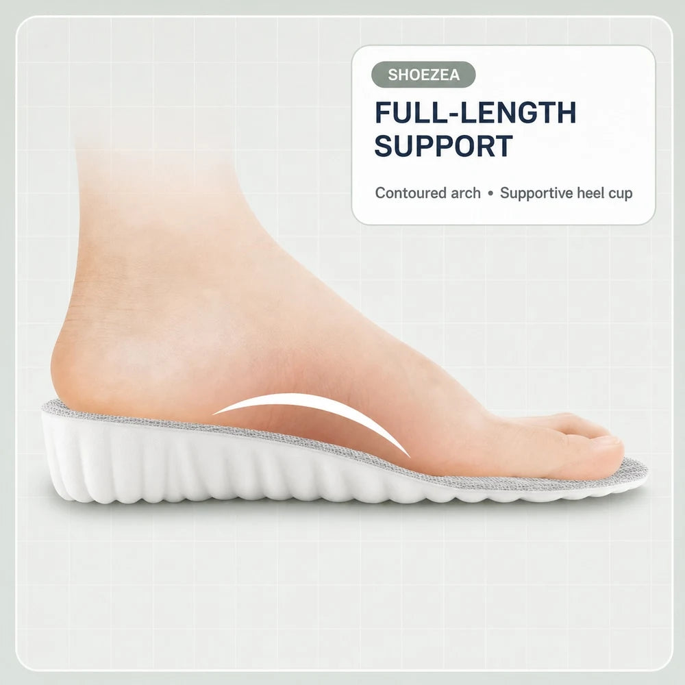 Shoezea Invisible Height Boost Insoles for Everyday Comfort