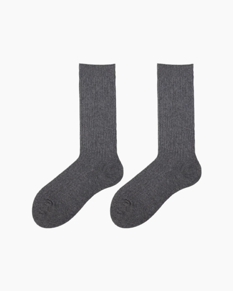 Shoezea Ribbed Crew Socks