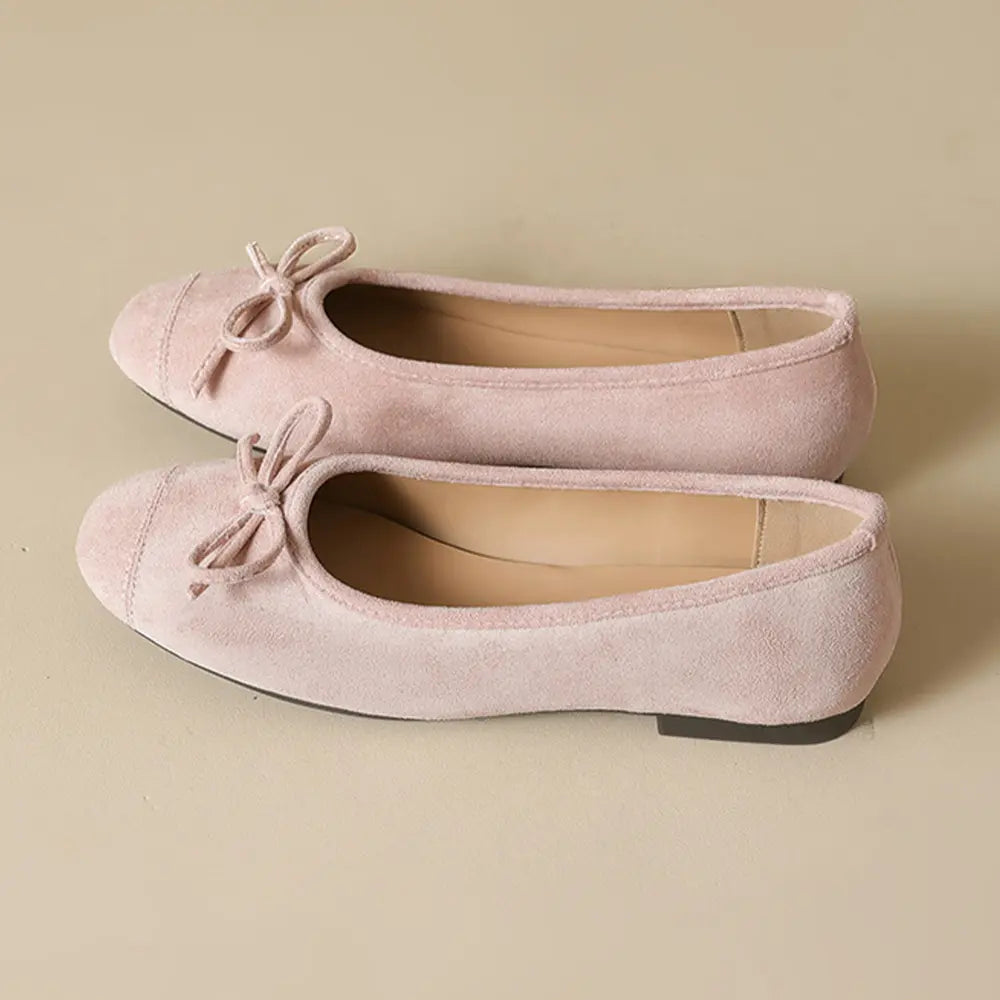 Shoezea French Style Bow Flats – Ultra Soft Slip-On Ballet Shoes