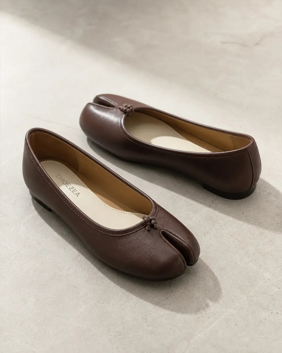Shoezea Women’s Split-Toe Tabi Ballet Flats for Everyday Comfort
