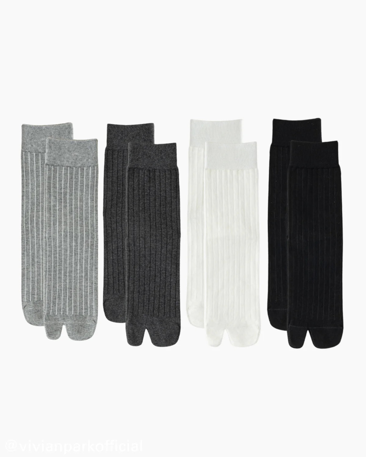 Shoezea Ribbed Tabi Low Socks