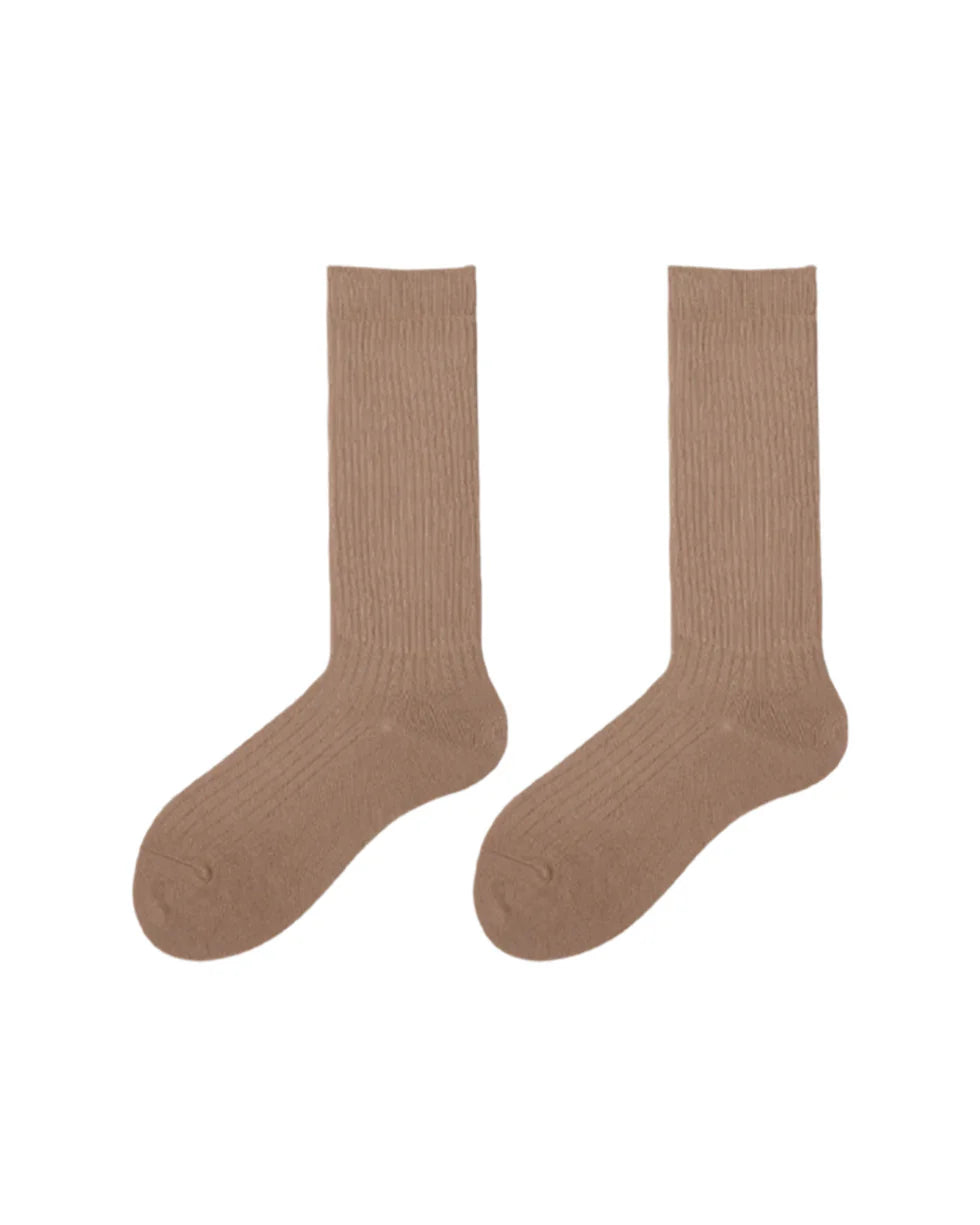 Shoezea Ribbed Crew Socks