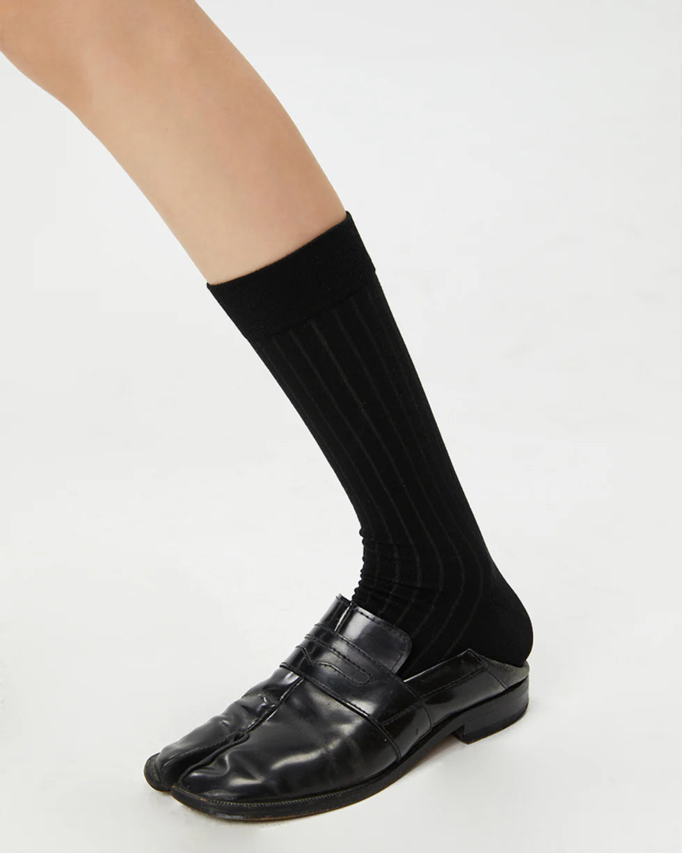 Shoezea Ribbed Tabi Crew Socks