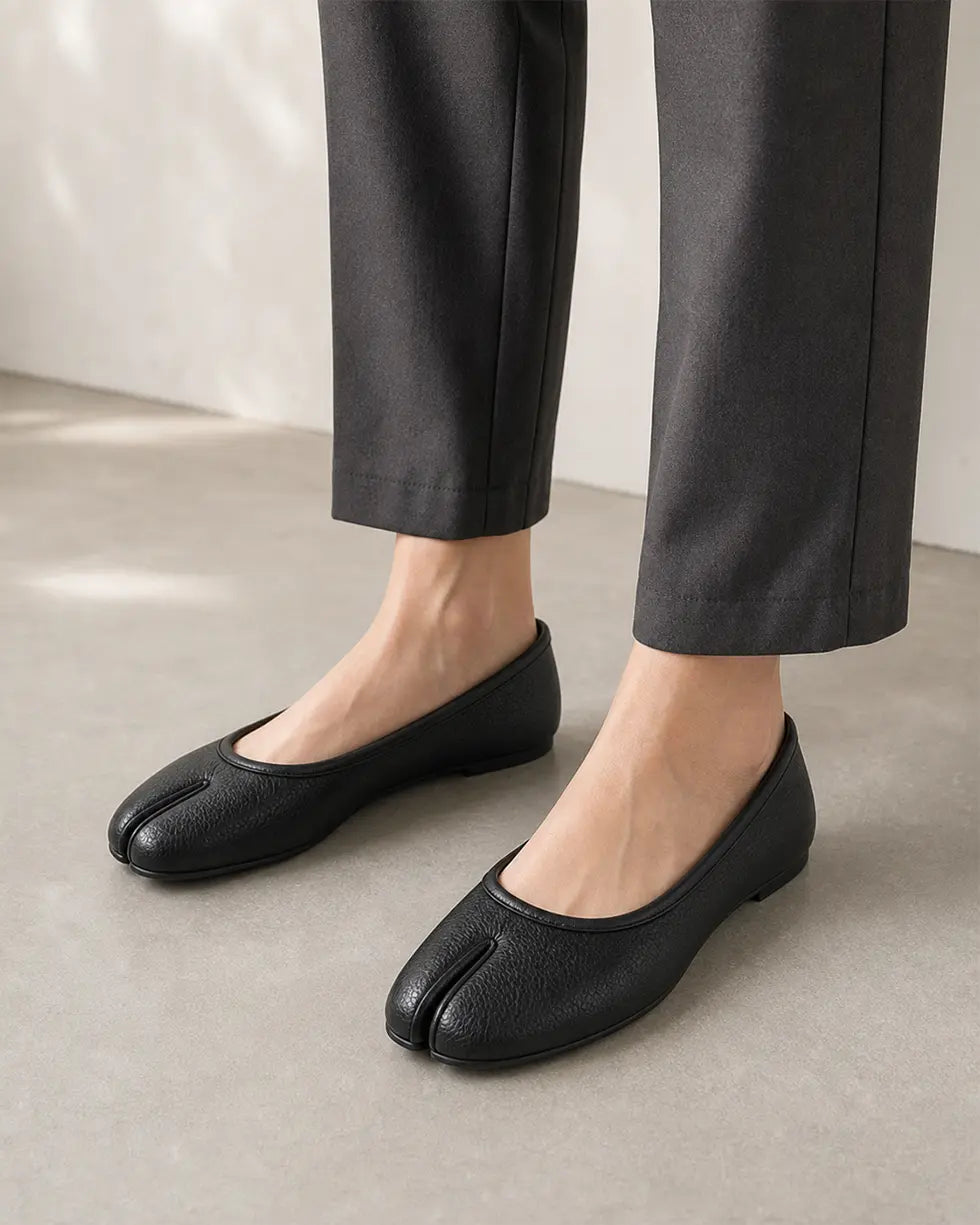 Shoezea Soft Split-Toe Tabi Ballerina Flats for All-Day Comfort