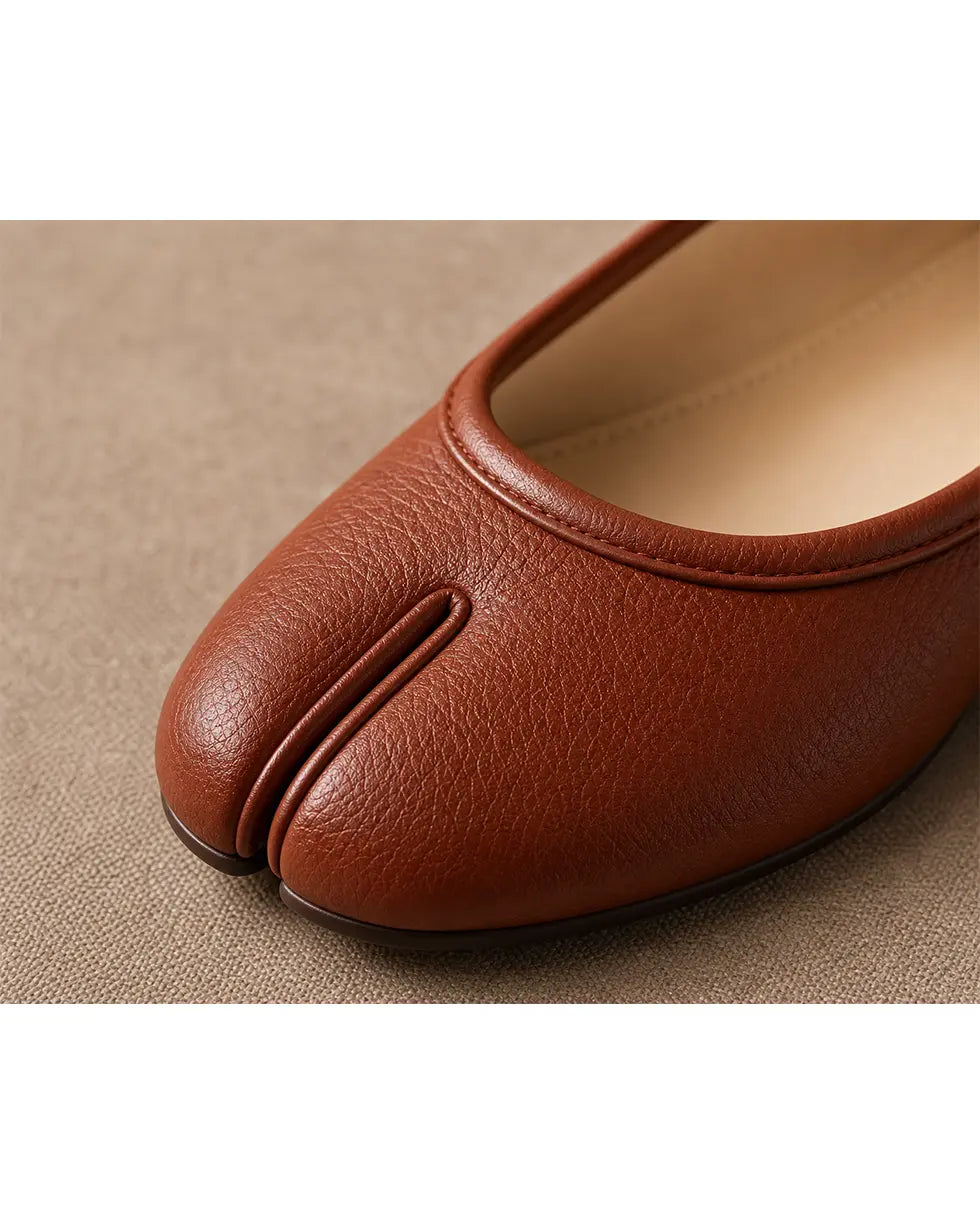 Shoezea Soft Split-Toe Tabi Ballerina Flats for All-Day Comfort