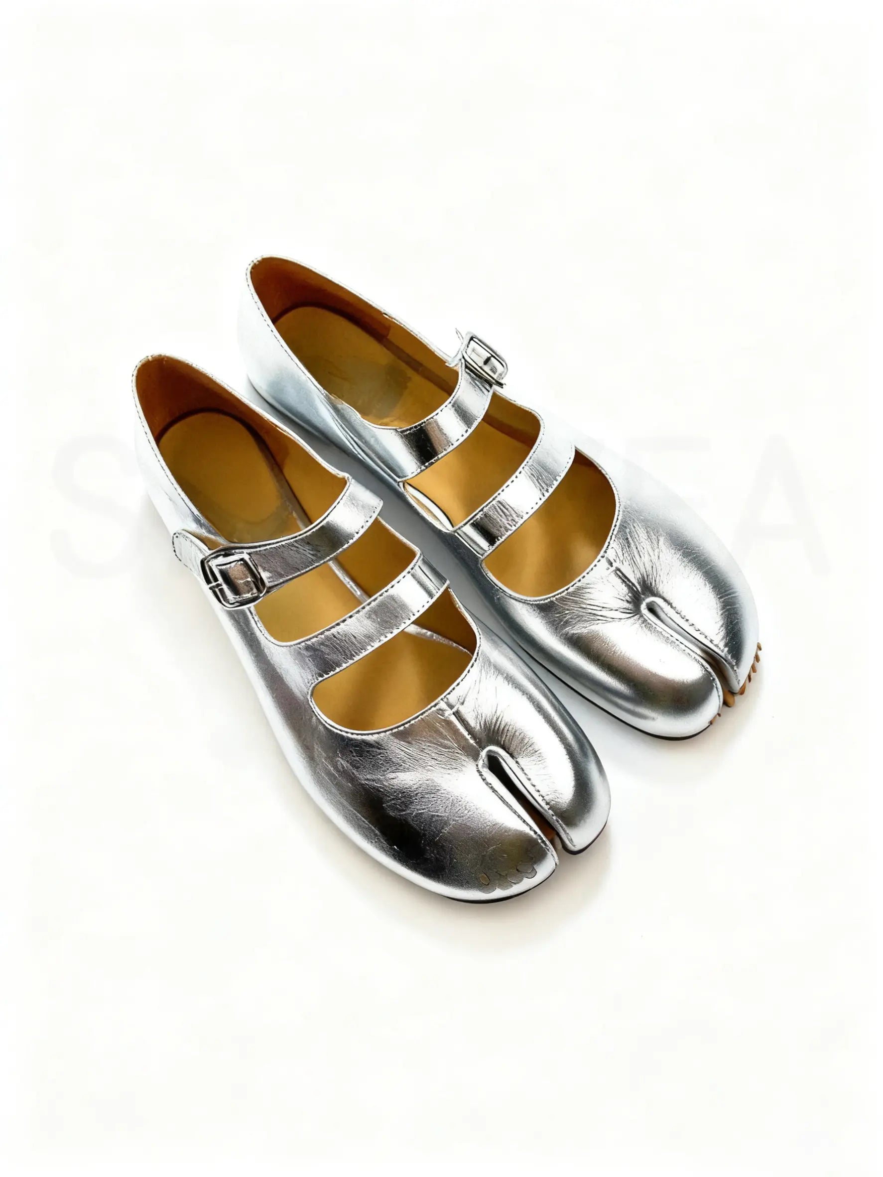 Shoezea Women’s Split-Toe Tabi Ballet Flats with Double Adjustable Straps