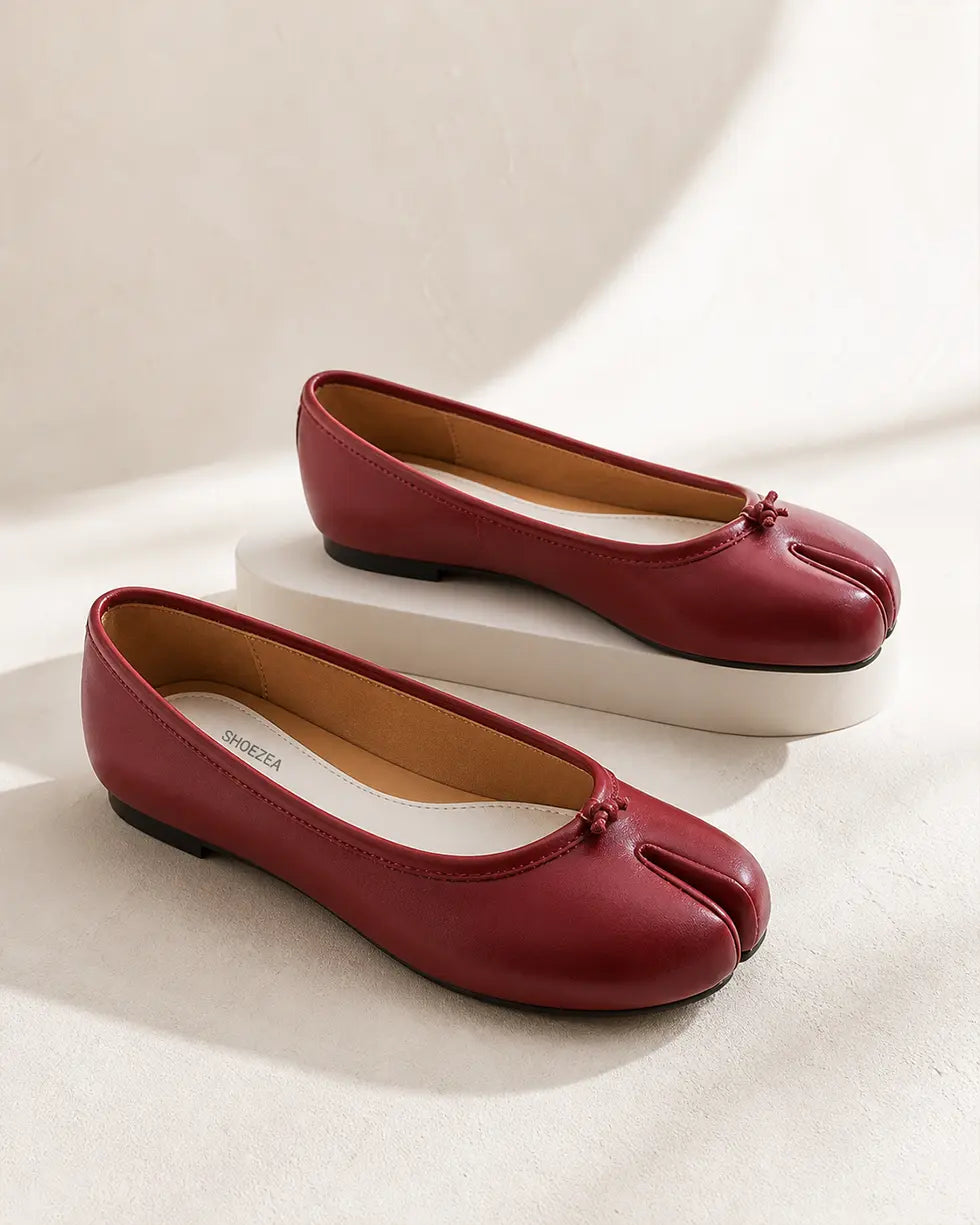 Shoezea Women’s Split-Toe Tabi Ballet Flats for Everyday Comfort