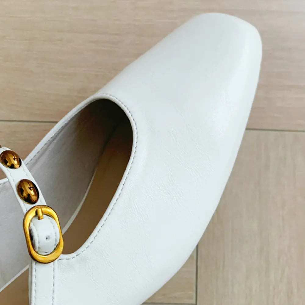 Shoezea Women’s Summer Mule Heels – Elegant Square Toe Satin Slides