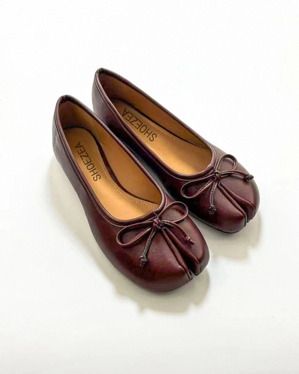 Shoezea Bow Tie Tabi Flats