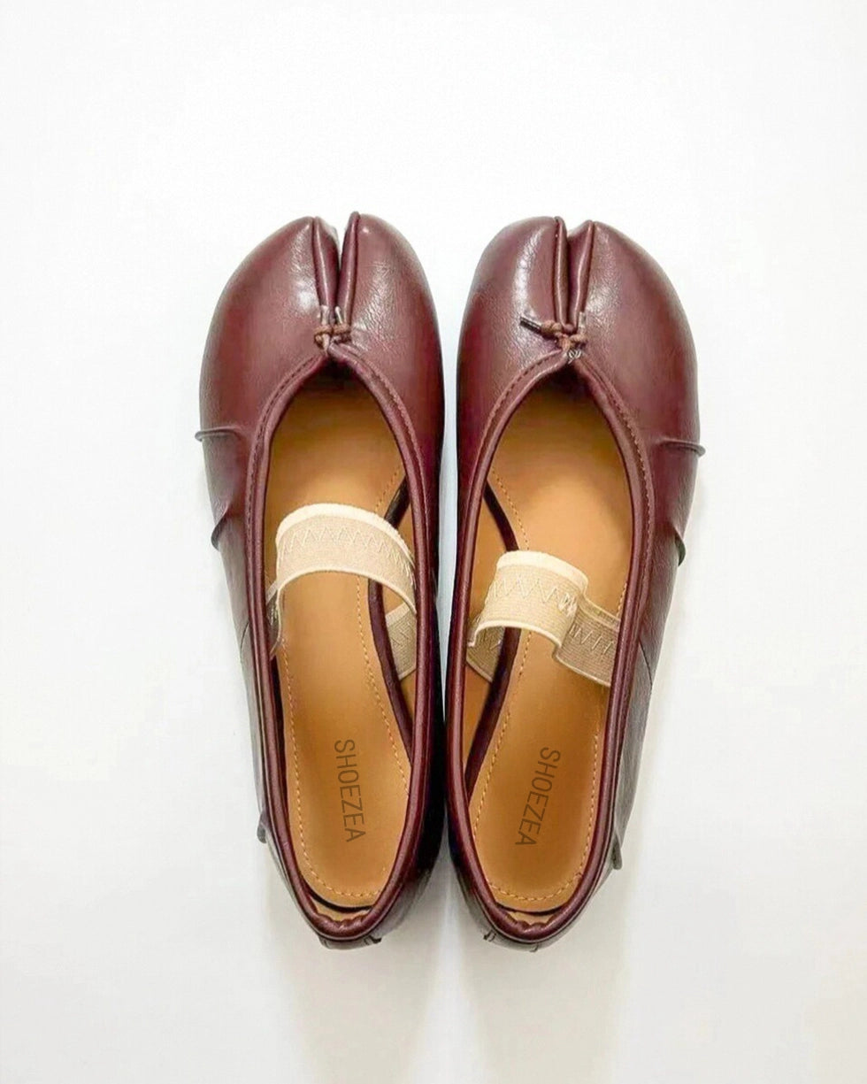 Shoezea Thick Band Tabi Flats