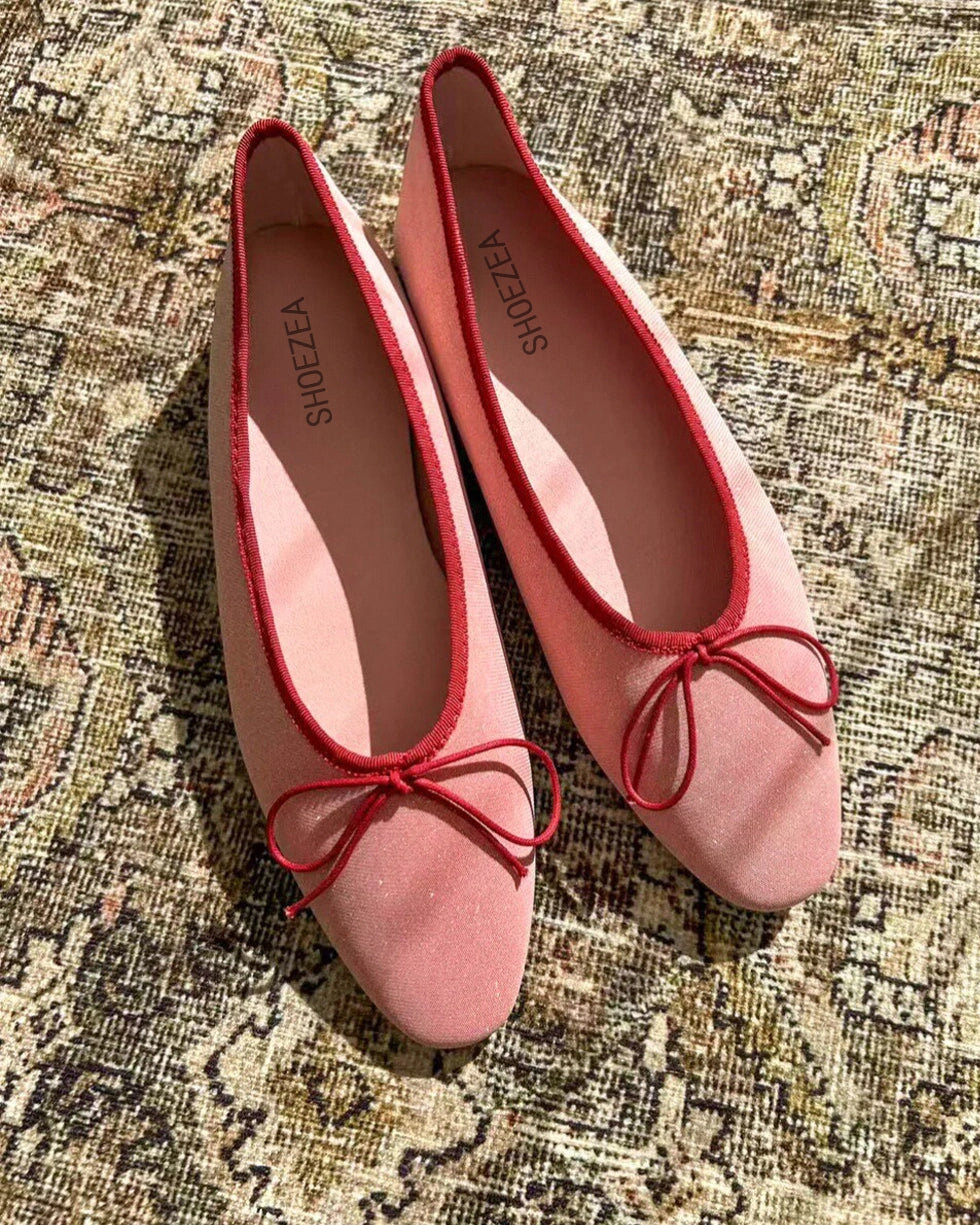 Shoezea Bow Tie Ballet Flats